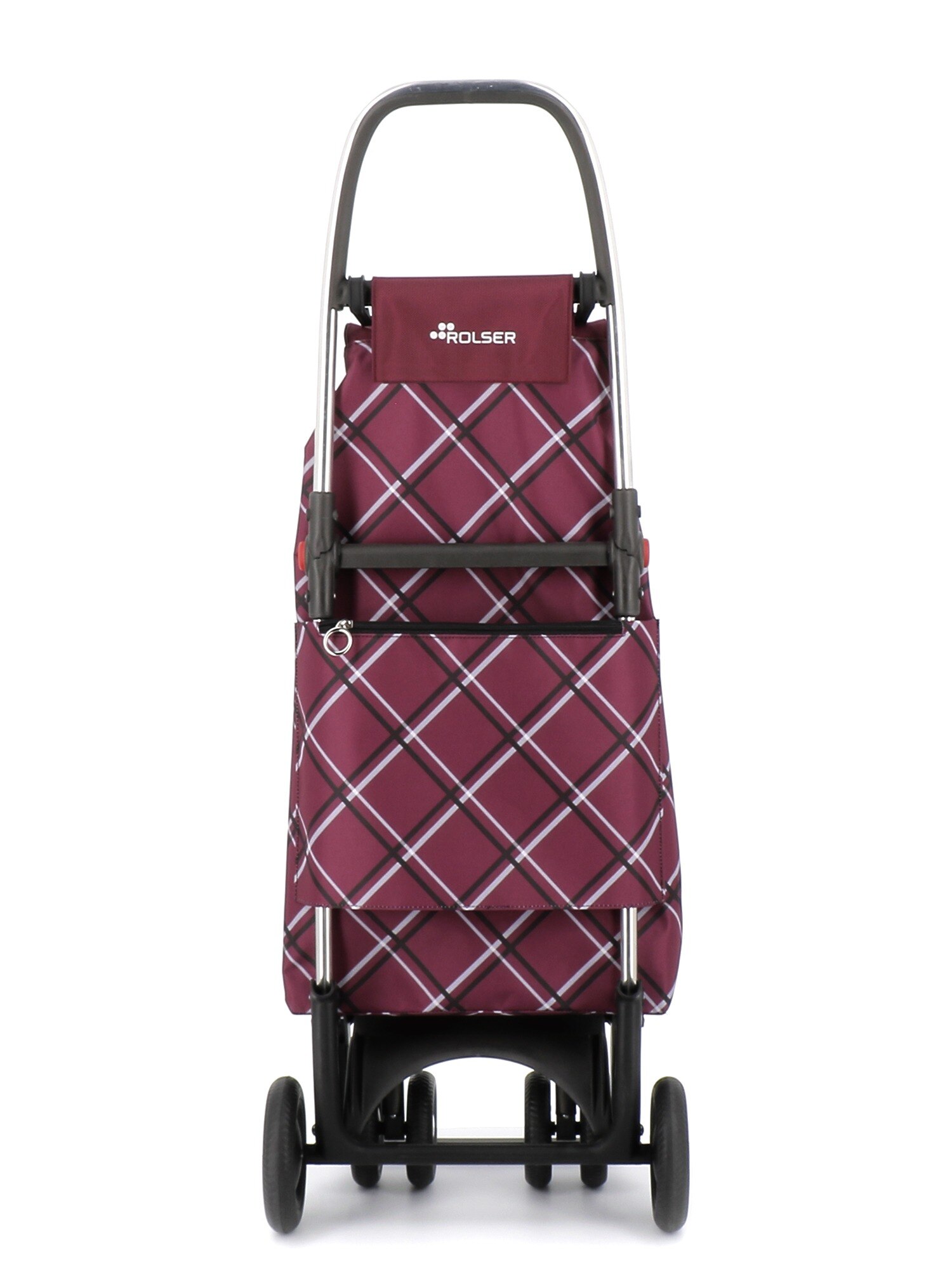Imagen 4 de Carro de la compra I-Max Chiara 4 Ruedas 2 Giratorias Plegable Rolser - Burdeos Burdeos