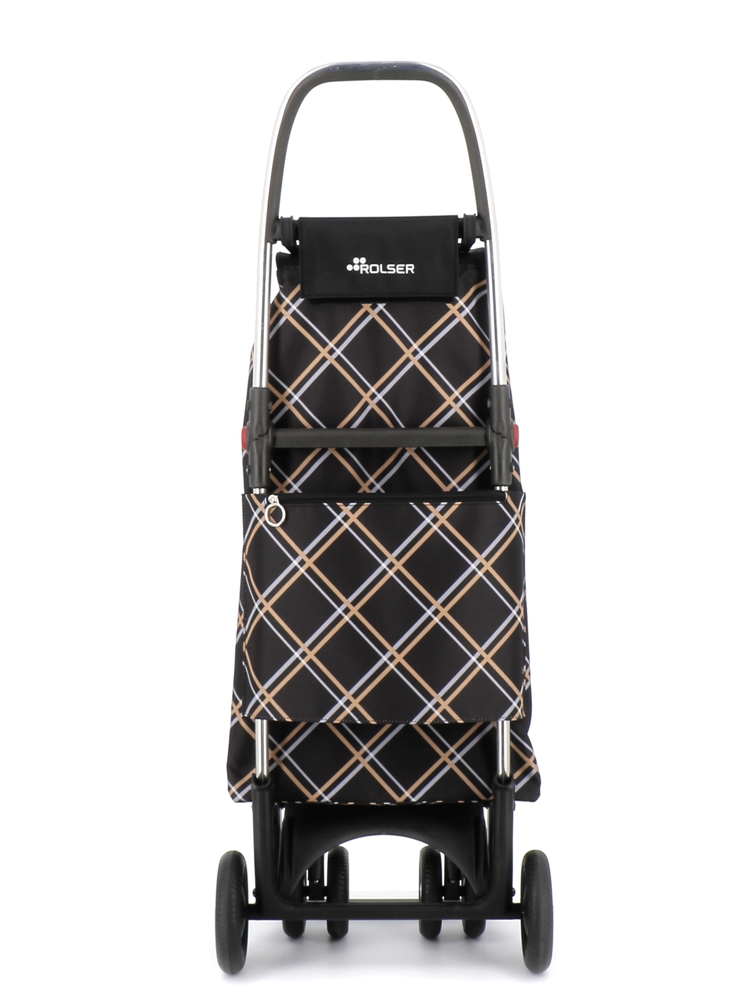 Imagen 4 de Carro de la compra I-Max Chiara 4 Ruedas 2 Giratorias Plegable Rolser - Negro Negro