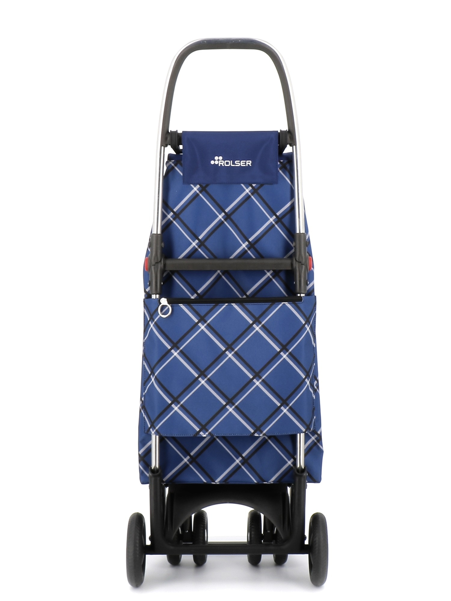 Imagen 4 de Carro de la compra I-Max Chiara 4 Ruedas 2 Giratorias Plegable Rolser - Azul Azul