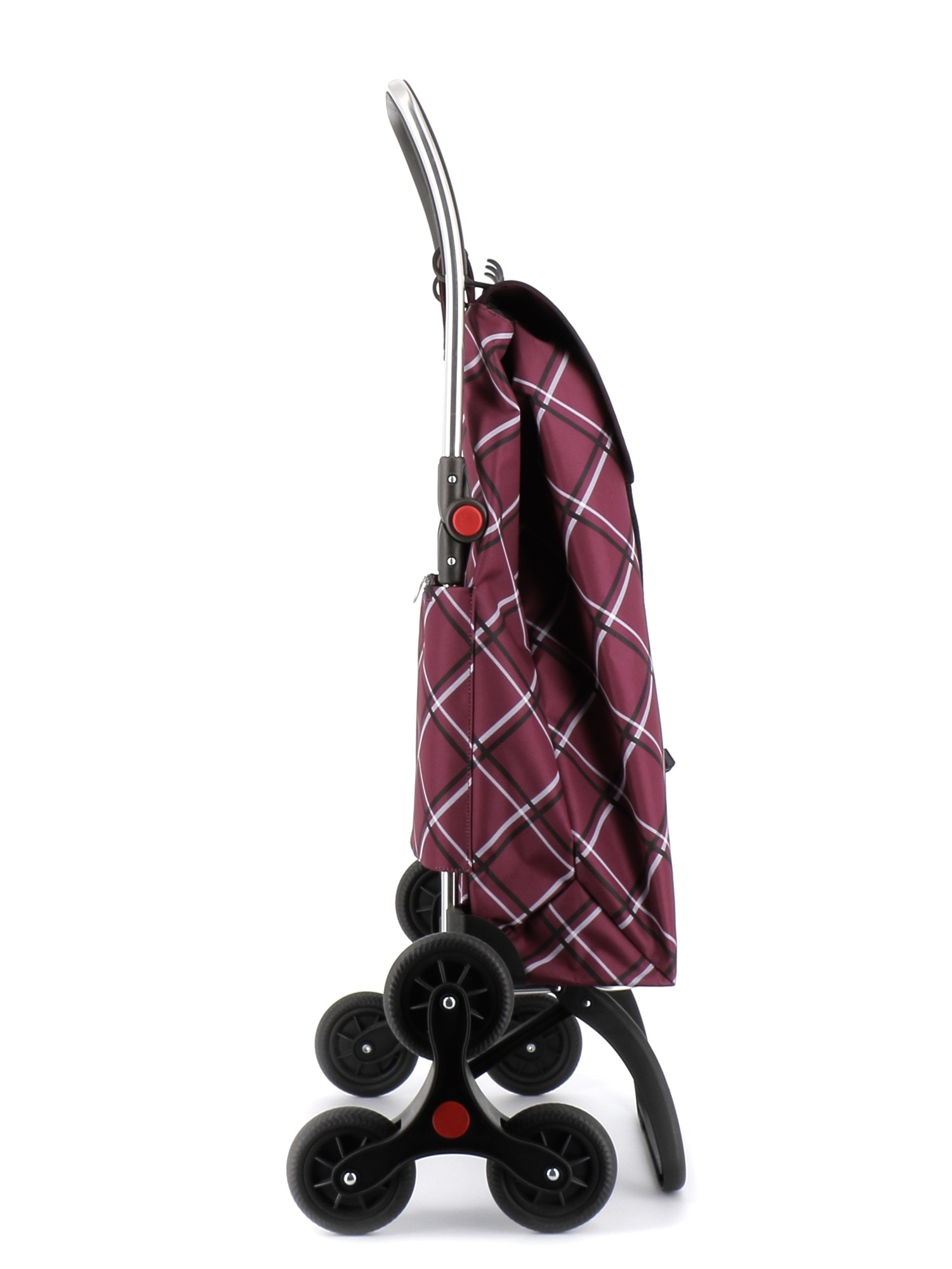 Imagen 2 de Carro de la compra I-Max Chiara 6 Ruedas Sube Escaleras Plegable Rolser - Burdeos Burdeos