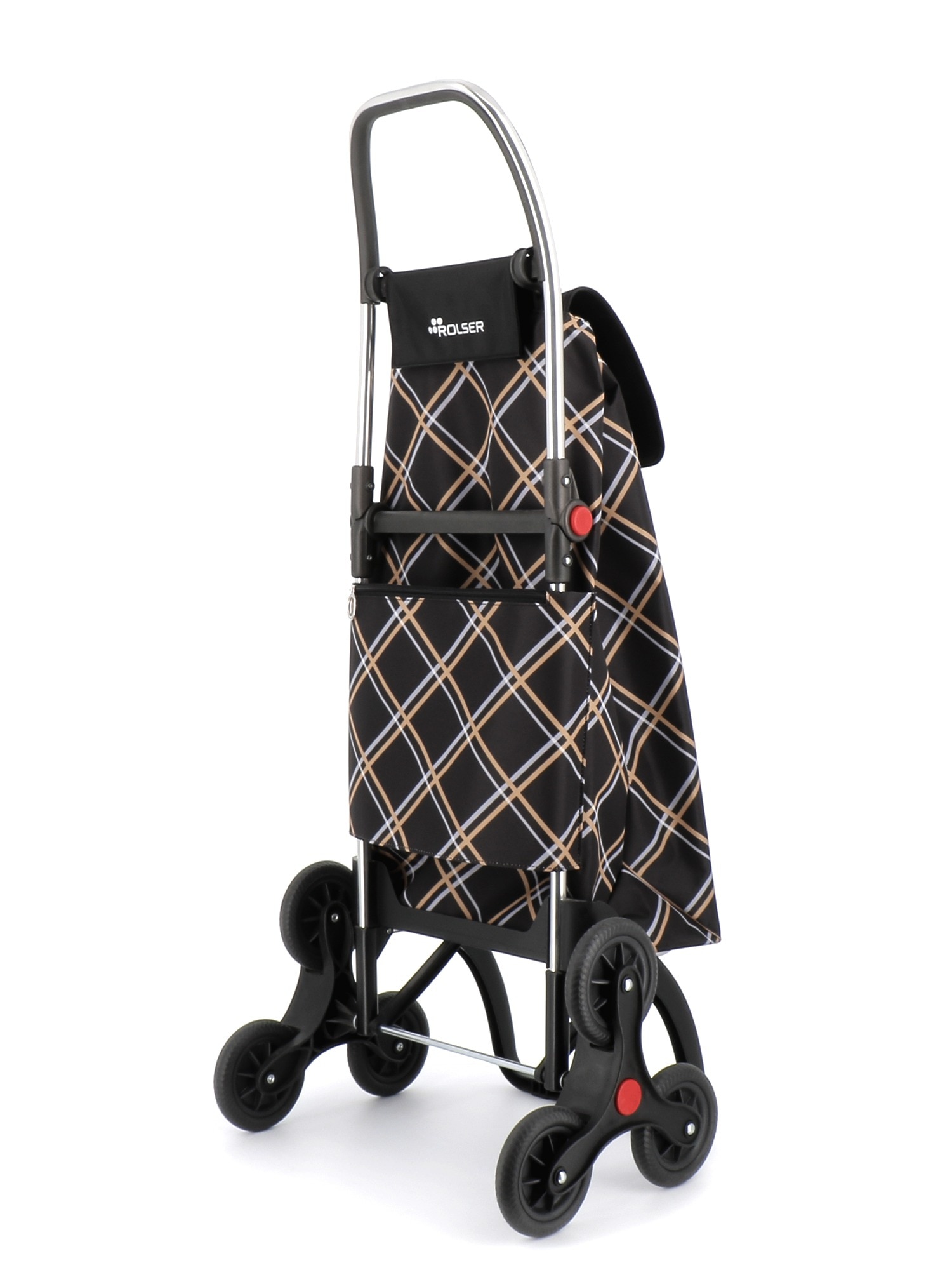 Imagen 3 de Carro de la compra I-Max Chiara 6 Ruedas Sube Escaleras Plegable Rolser - Negro Negro