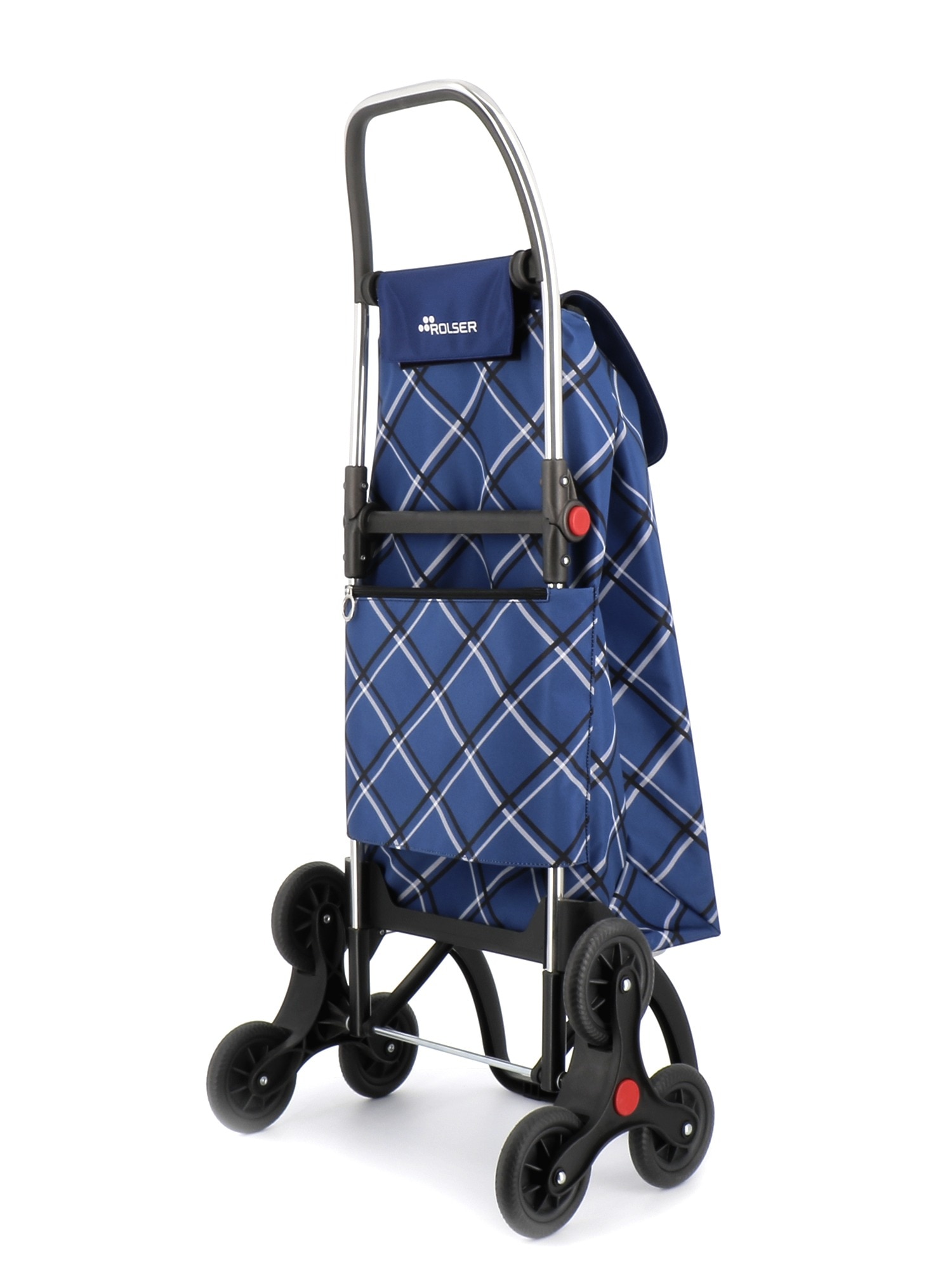 Imagen 3 de Carro de la compra I-Max Chiara 6 Ruedas Sube Escaleras Plegable Rolser - Azul Azul