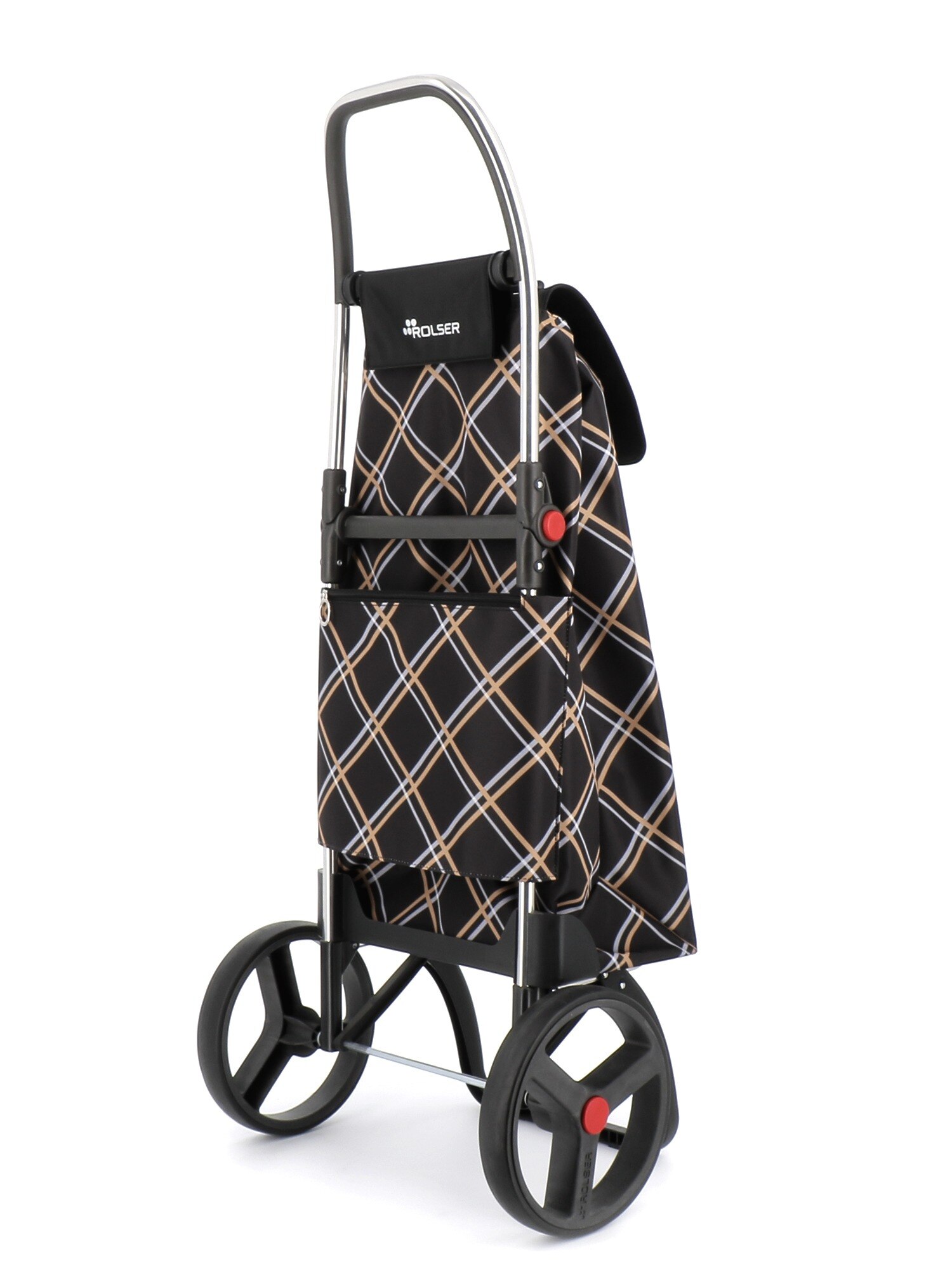 Imagen 3 de Carro de la compra I-Max Chiara 2 Ruedas Grandes Plegable Rolser - Negro Negro
