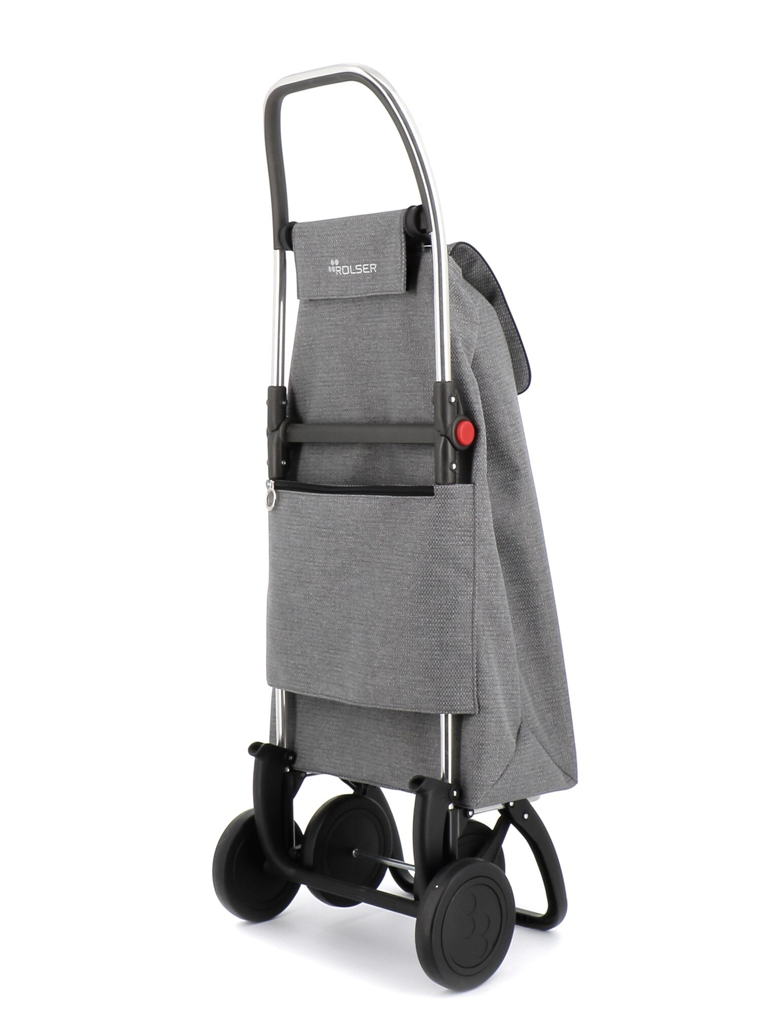 Imagen 3 de Carro de la compra I-Max ZD 4 Ruedas Plegable Rolser - Gris Gris