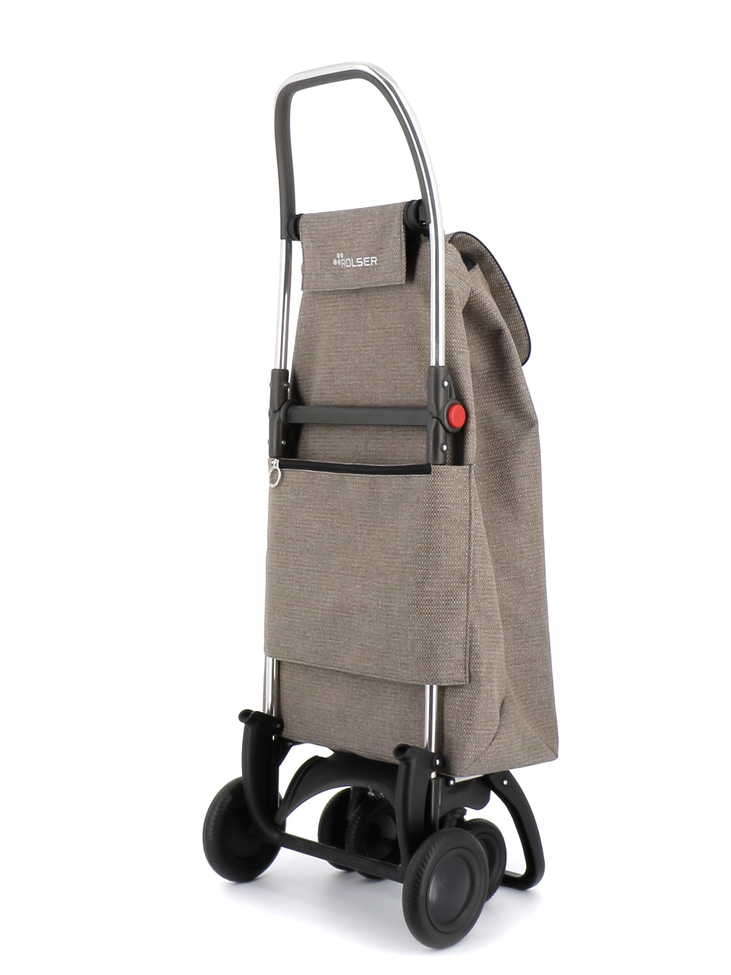 Imagen 3 de Carro de la compra I-Max ZD 4 Ruedas 2 Giratorias Plegable Rolser - Beige Beige