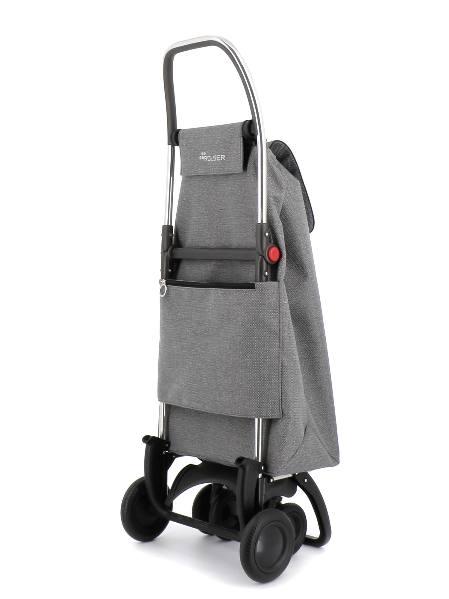 Imagen 3 de Carro de la compra I-Max ZD 4 Ruedas 2 Giratorias Plegable Rolser - Gris Gris