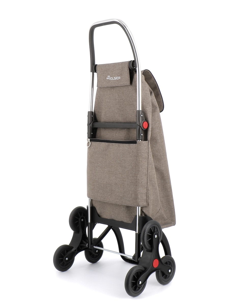 Carro de la compra I-Max ZD 6 Ruedas Sube Escaleras Plegable Rolser Beige-3