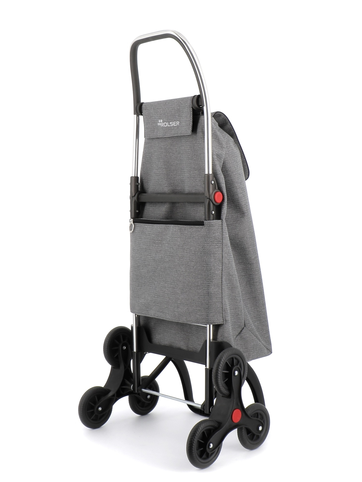 Imagen 3 de Carro de la compra I-Max ZD 6 Ruedas Sube Escaleras Plegable Rolser - Gris Gris