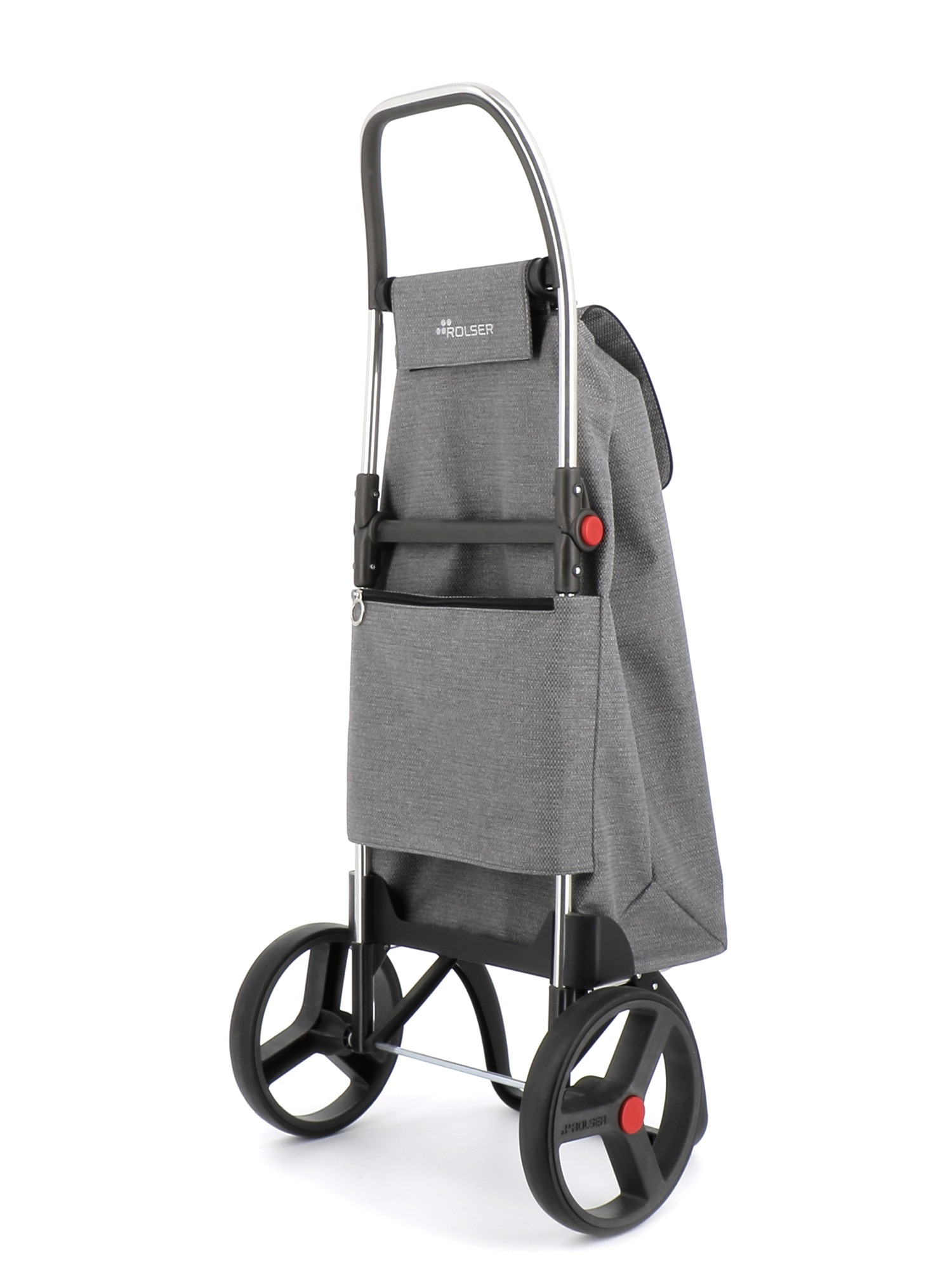 Imagen 3 de Carro de la compra I-Max ZD 2 Ruedas Grandes Plegable Rolser - Gris Gris