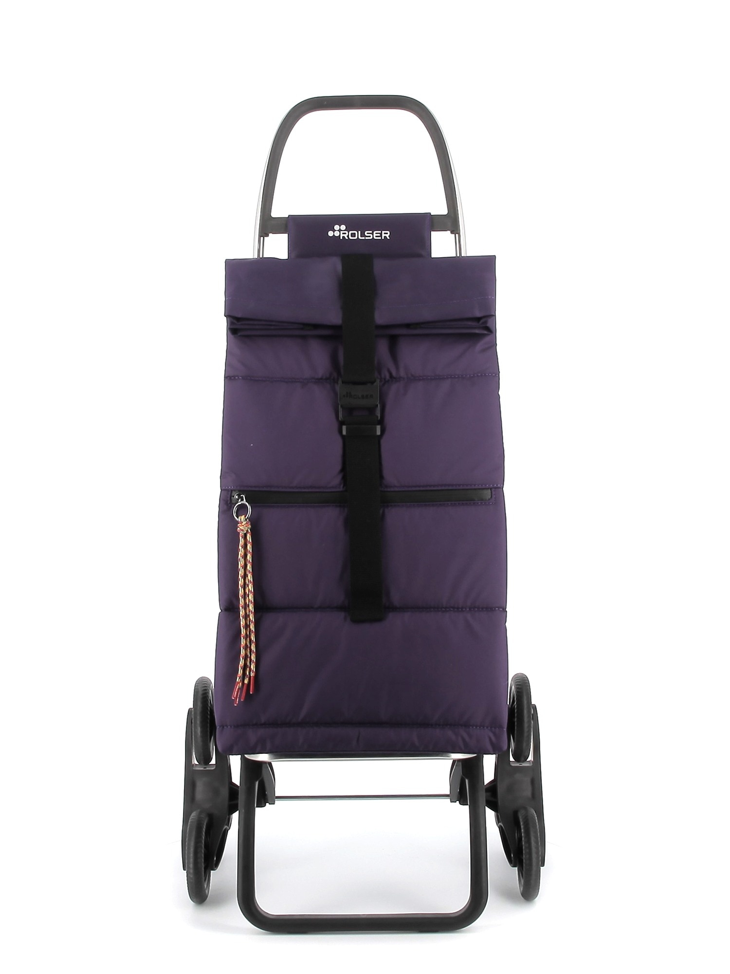Imagen 4 de Carro de la compra Big Polar 6 Ruedas Sube Escaleras Rolser - Morado Morado