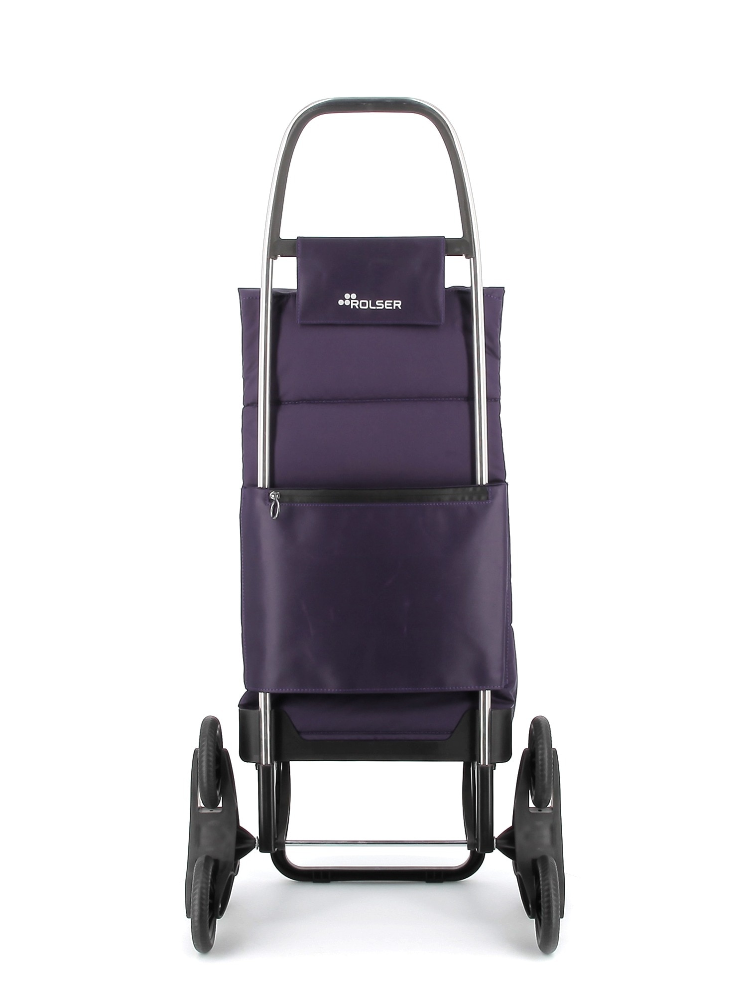 Imagen 5 de Carro de la compra Big Polar 6 Ruedas Sube Escaleras Rolser - Morado Morado