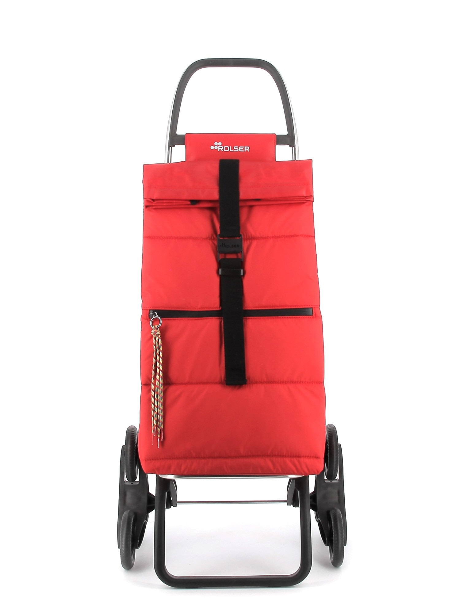 Imagen 5 de Carro de la compra Big Polar 6 Ruedas Sube Escaleras Rolser - Rojo Rojo
