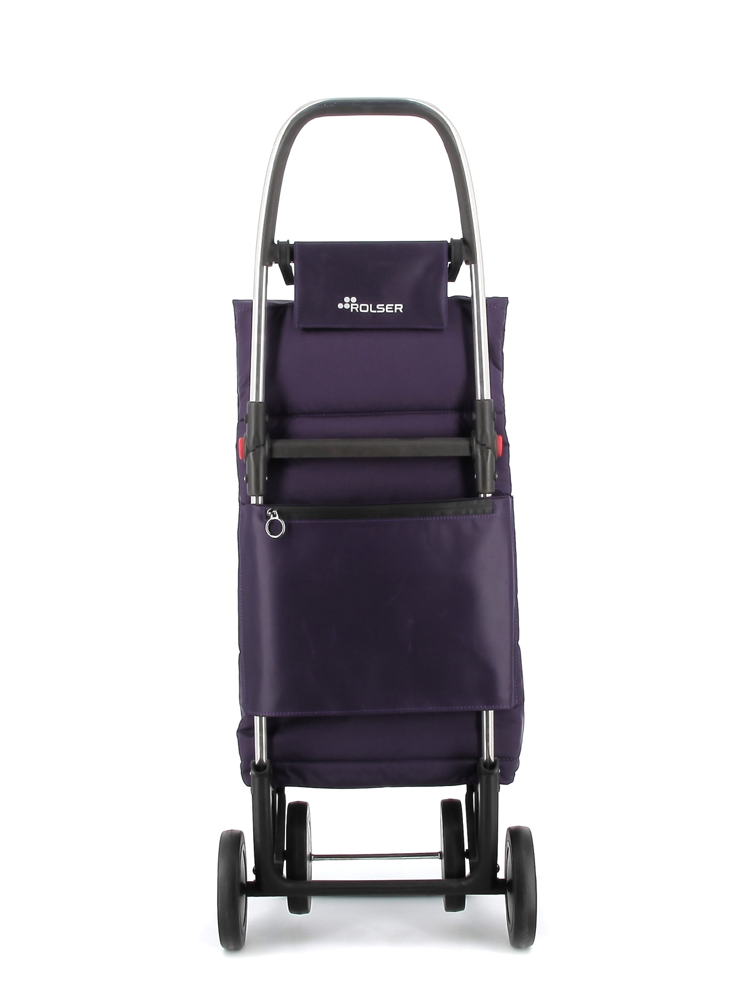 Imagen 4 de Carro de la compra Big Polar 4 Ruedas Plegable Rolser - Morado Morado