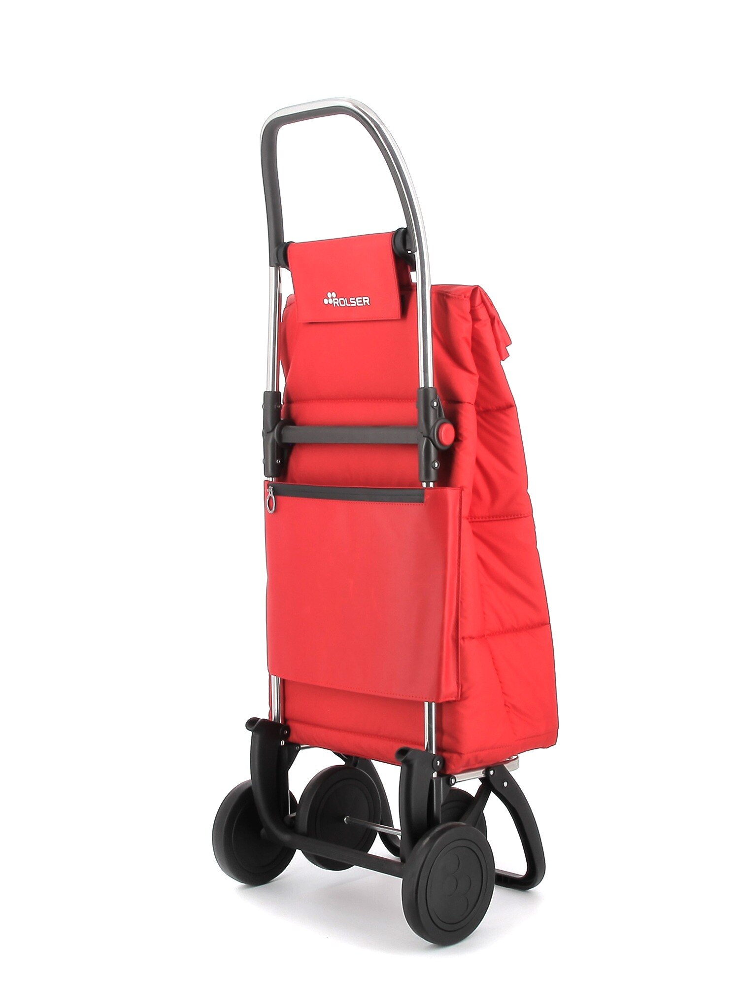 Imagen 3 de Carro de la compra Big Polar 4 Ruedas Plegable Rolser - Rojo Rojo