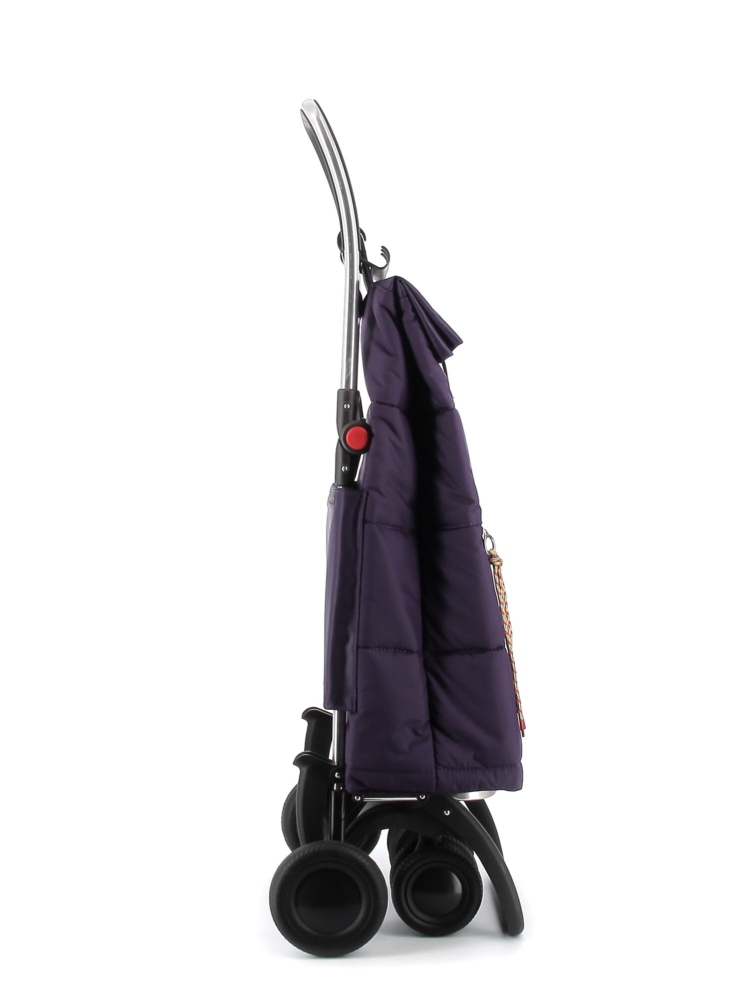 Imagen 2 de Carro de la compra Big Polar 4 Ruedas 2 Giratorias Plegable Rolser - Morado Morado