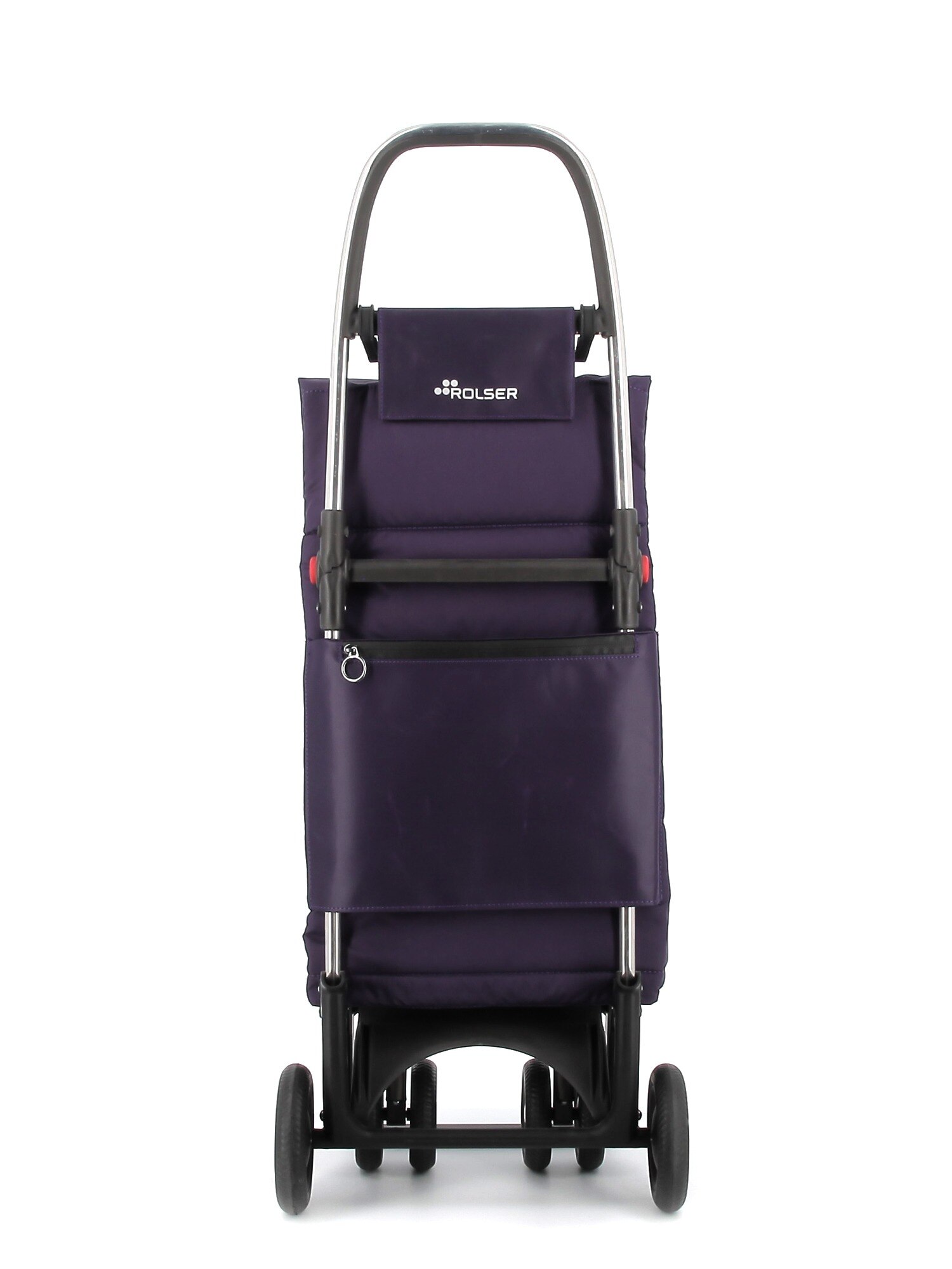 Imagen 4 de Carro de la compra Big Polar 4 Ruedas 2 Giratorias Plegable Rolser - Morado Morado