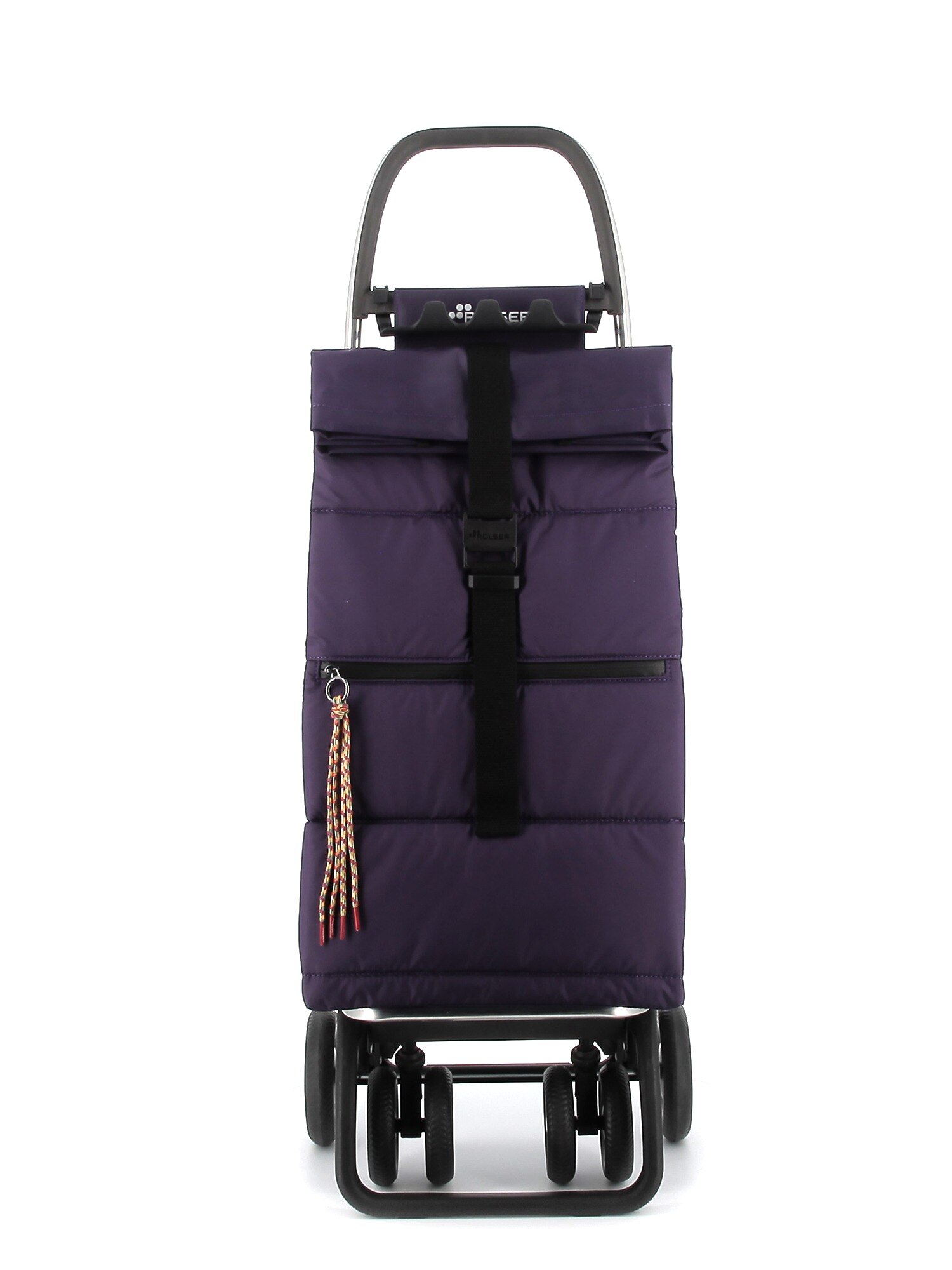Imagen 5 de Carro de la compra Big Polar 4 Ruedas 2 Giratorias Plegable Rolser - Morado Morado