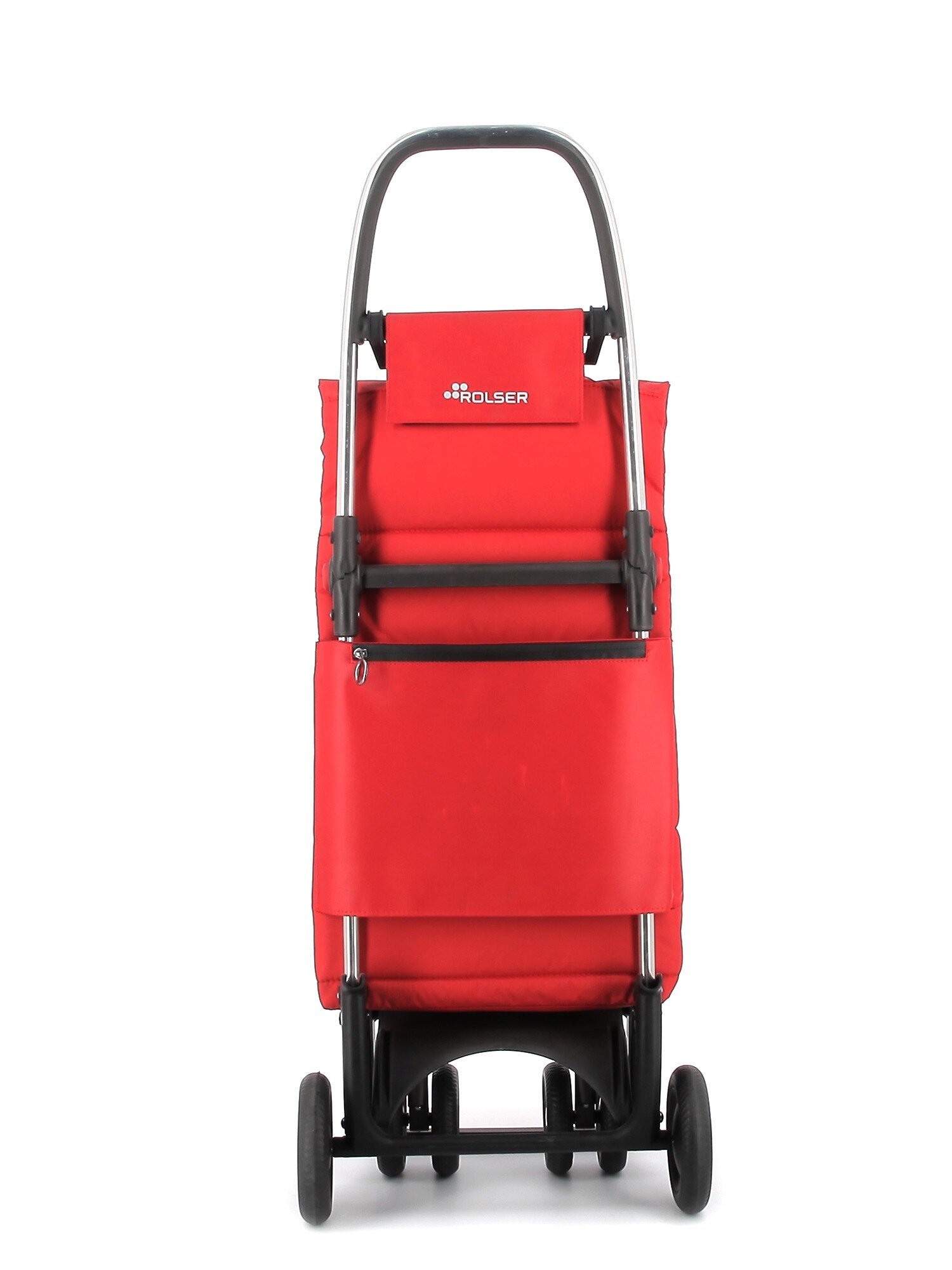 Imagen 4 de Carro de la compra Big Polar 4 Ruedas 2 Giratorias Plegable Rolser - Rojo Rojo