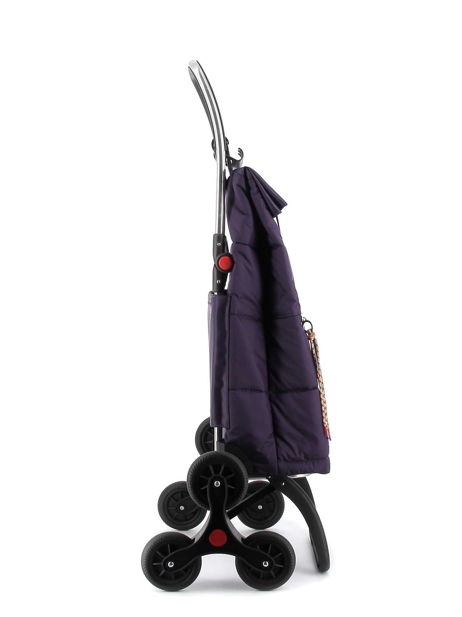 Imagen 2 de Carro de la compra Big Polar 6 Ruedas Sube Escaleras Plegable Rolser - Morado Morado