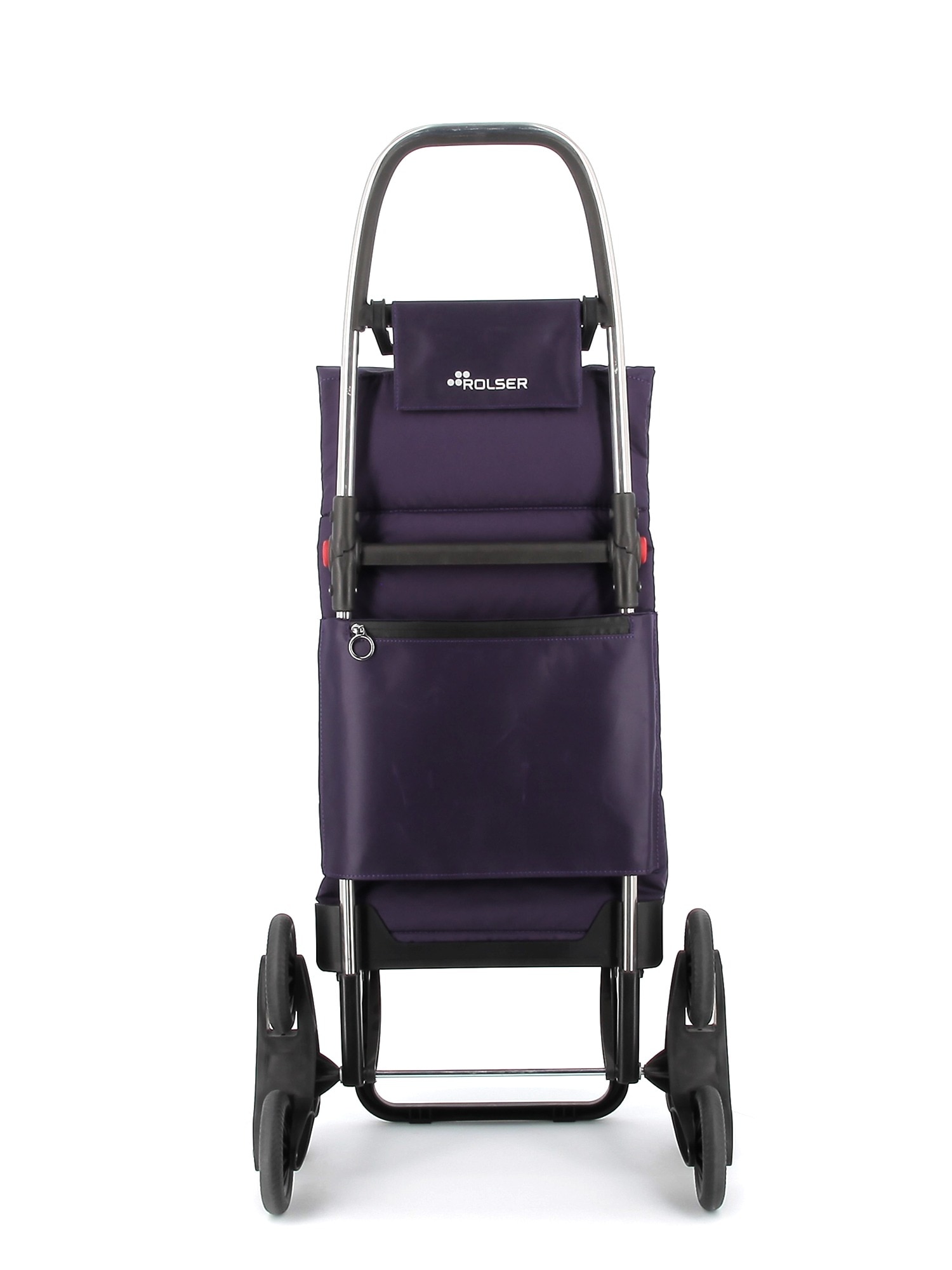 Imagen 4 de Carro de la compra Big Polar 6 Ruedas Sube Escaleras Plegable Rolser - Morado Morado