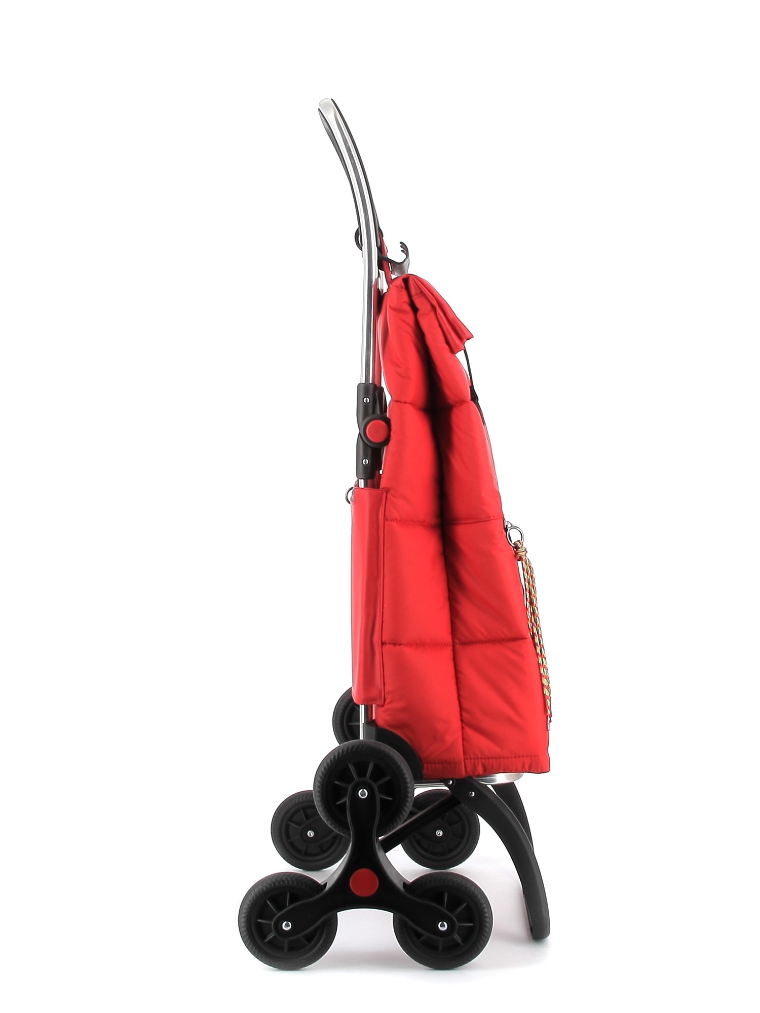 Imagen 2 de Carro de la compra Big Polar 6 Ruedas Sube Escaleras Plegable Rolser - Rojo Rojo