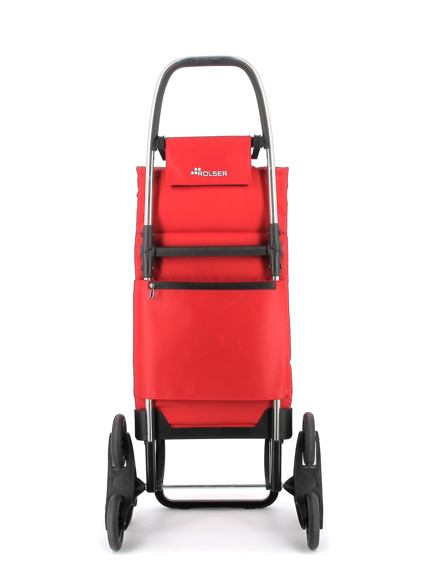 Imagen 4 de Carro de la compra Big Polar 6 Ruedas Sube Escaleras Plegable Rolser - Rojo Rojo