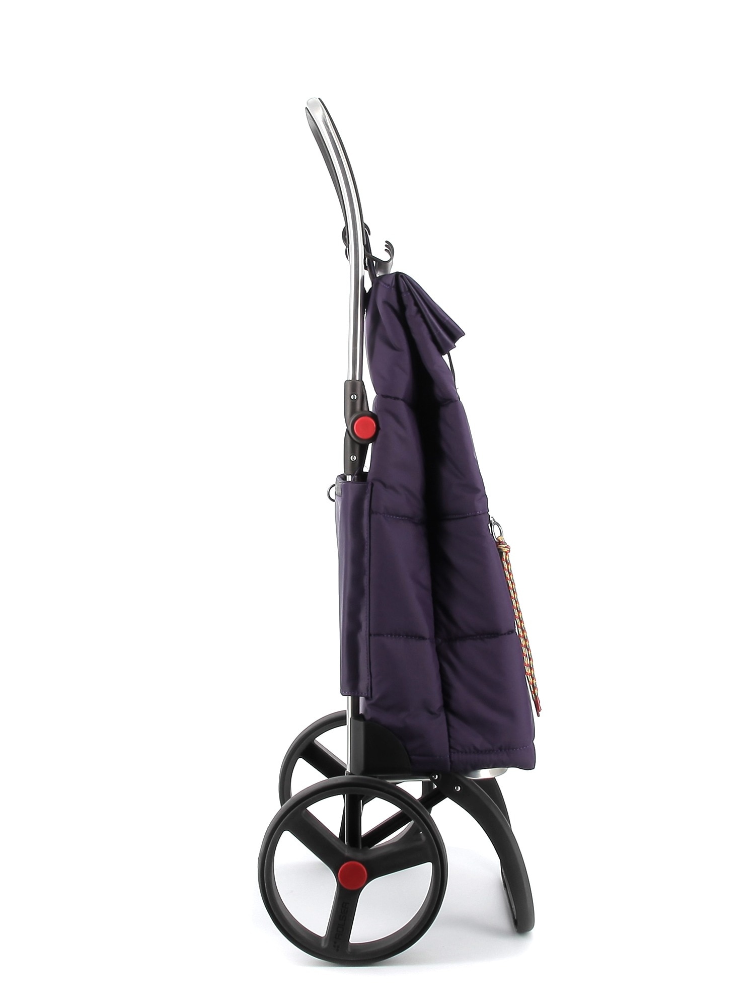 Imagen 2 de Carro de la compra Big Polar 2 Ruedas Grandes Plegable Rolser - Morado Morado