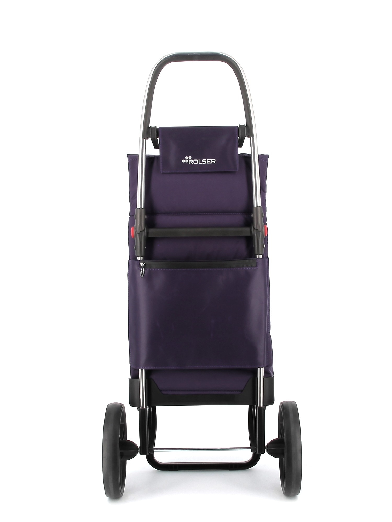 Imagen 4 de Carro de la compra Big Polar 2 Ruedas Grandes Plegable Rolser - Morado Morado
