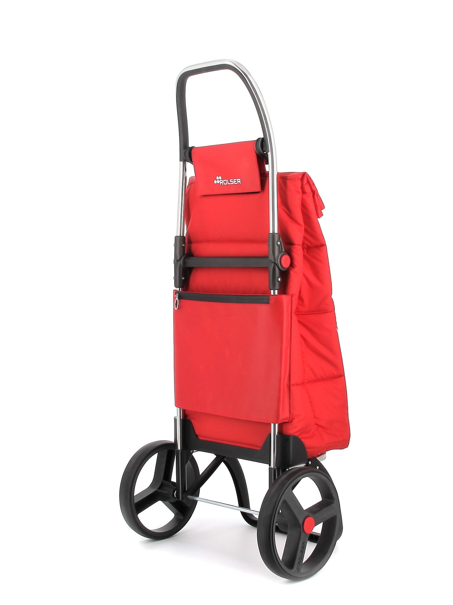 Imagen 2 de Carro de la compra Big Polar 2 Ruedas Grandes Plegable Rolser - Rojo Rojo