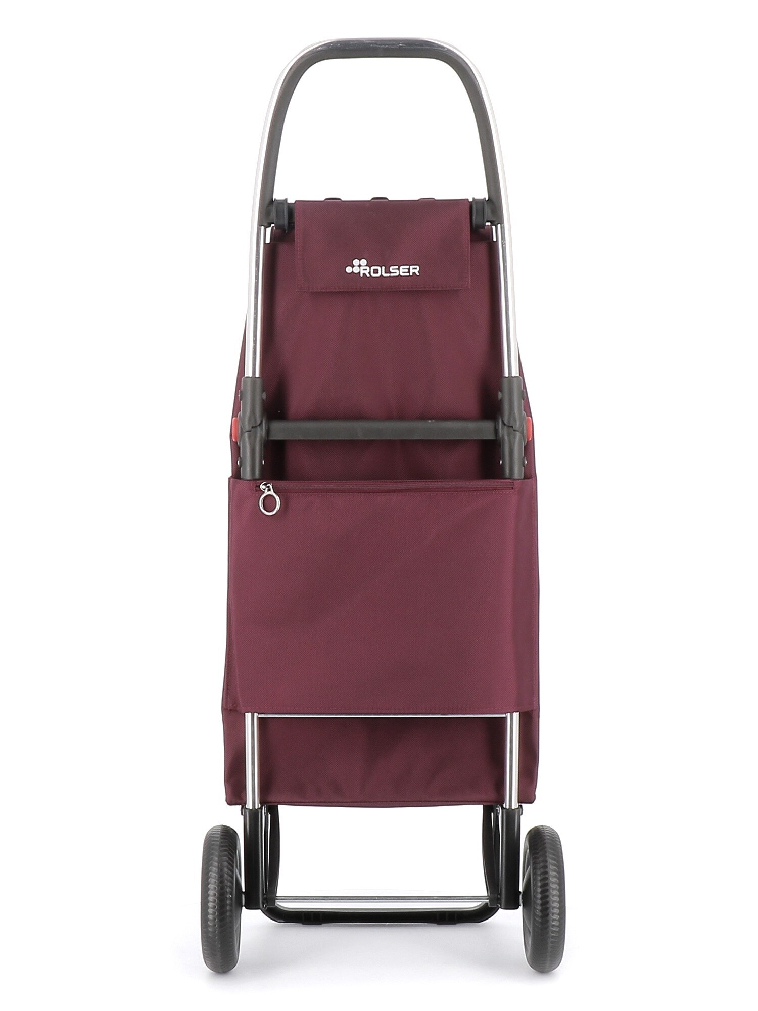 Imagen 4 de Combo Carro de la compra I-Max MF 2 Ruedas Plegable + Bolsa Extra Rolser - Burdeos Burdeos