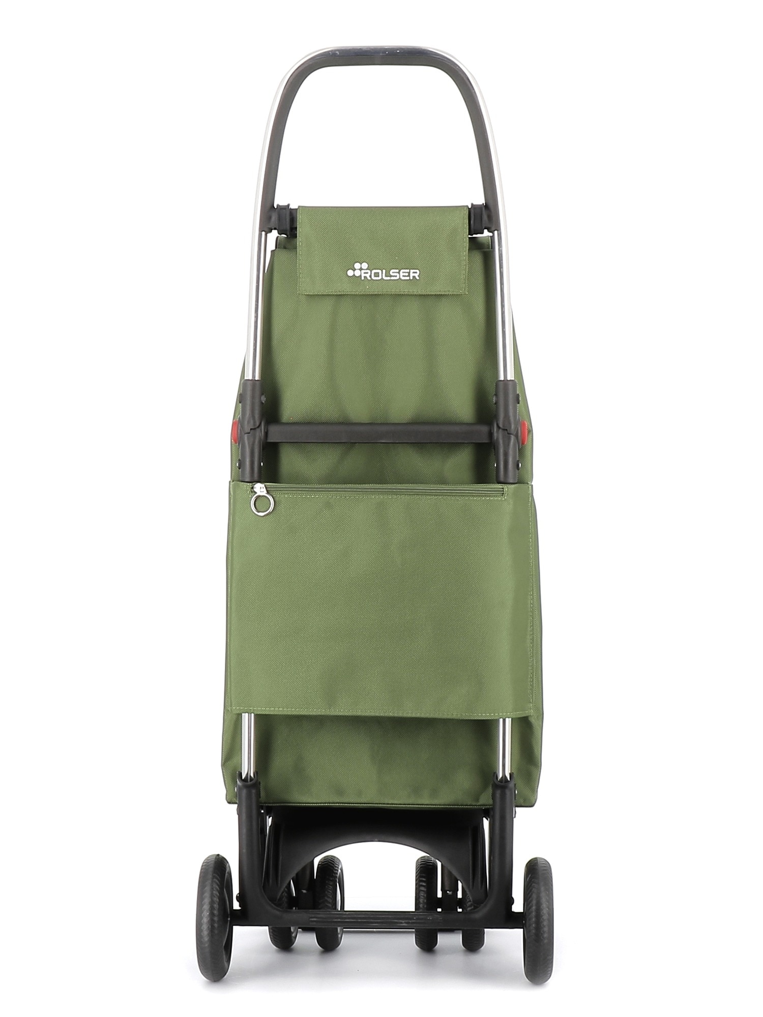 Imagen 4 de Combo Carro de la compra I-Max MF 4 Ruedas 2 Giratorias Plegable + Bolsa Extra Rolser - Kaki Kaki
