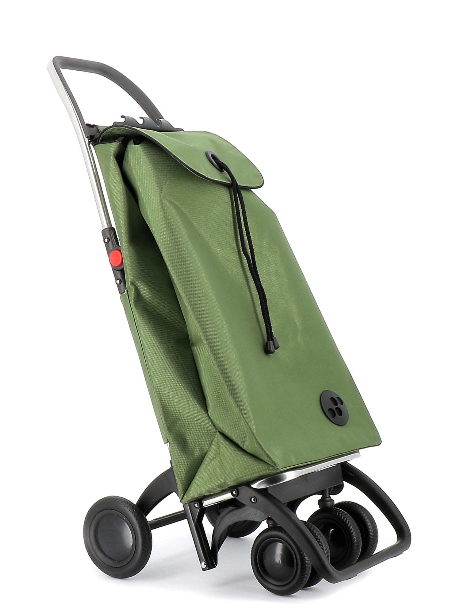 Imagen 6 de Combo Carro de la compra I-Max MF 4 Ruedas 2 Giratorias Plegable + Bolsa Extra Rolser - Kaki Kaki