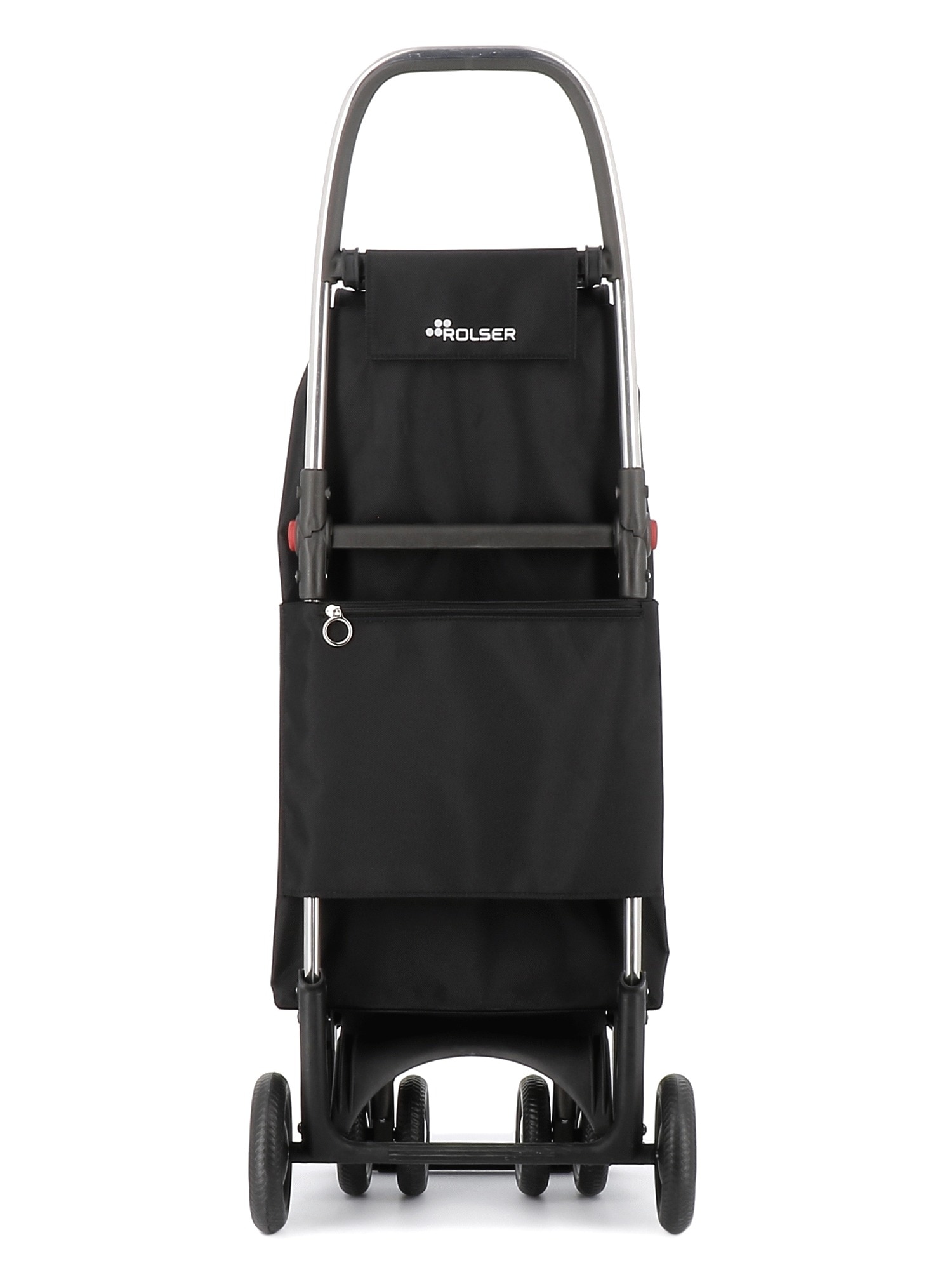 Imagen 4 de Combo Carro de la compra I-Max MF 4 Ruedas 2 Giratorias Plegable + Bolsa Extra Rolser - Negro Negro