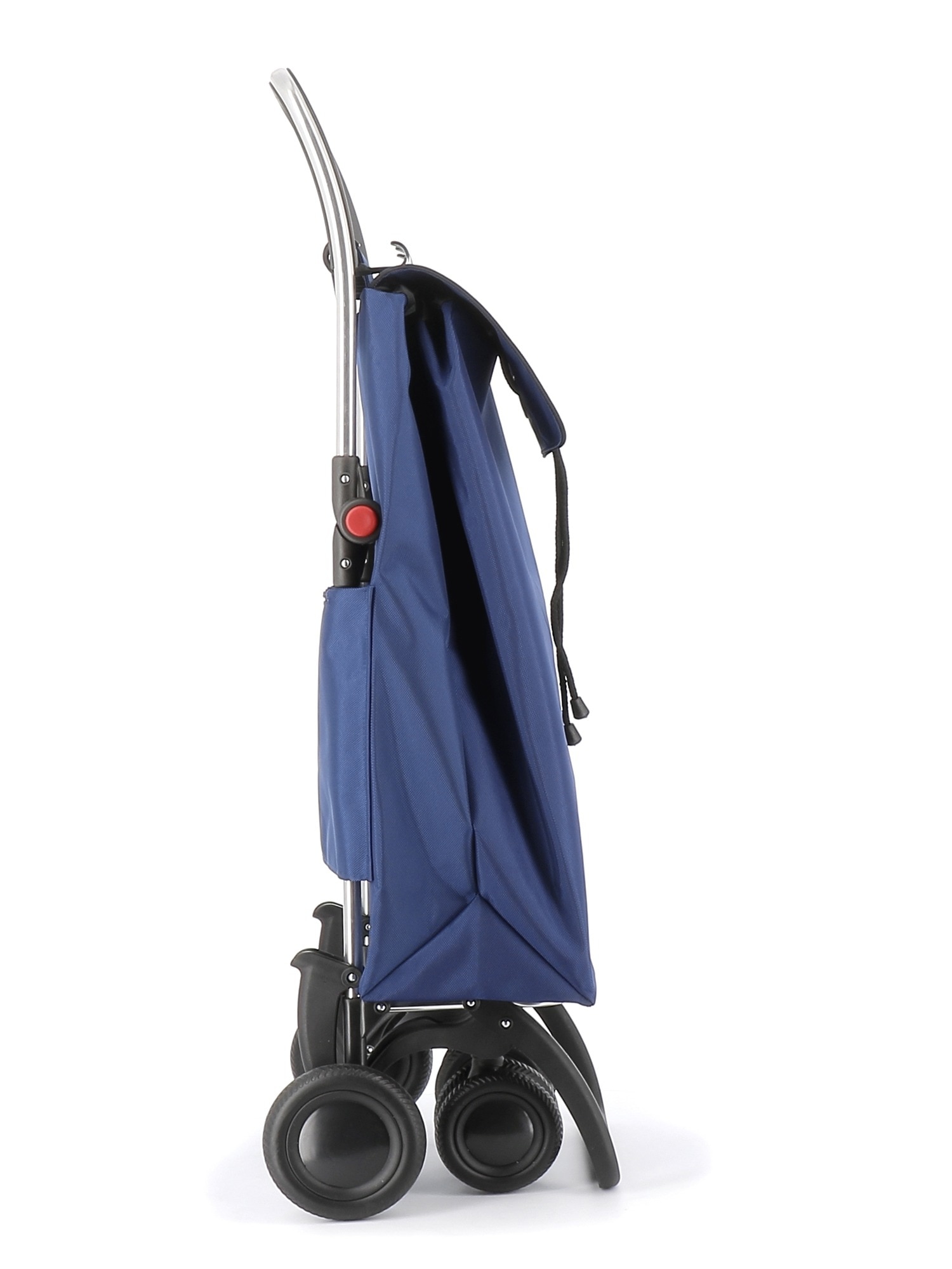 Imagen 3 de Combo Carro de la compra I-Max MF 4 Ruedas 2 Giratorias Plegable + Bolsa Extra Rolser - Azul Azul