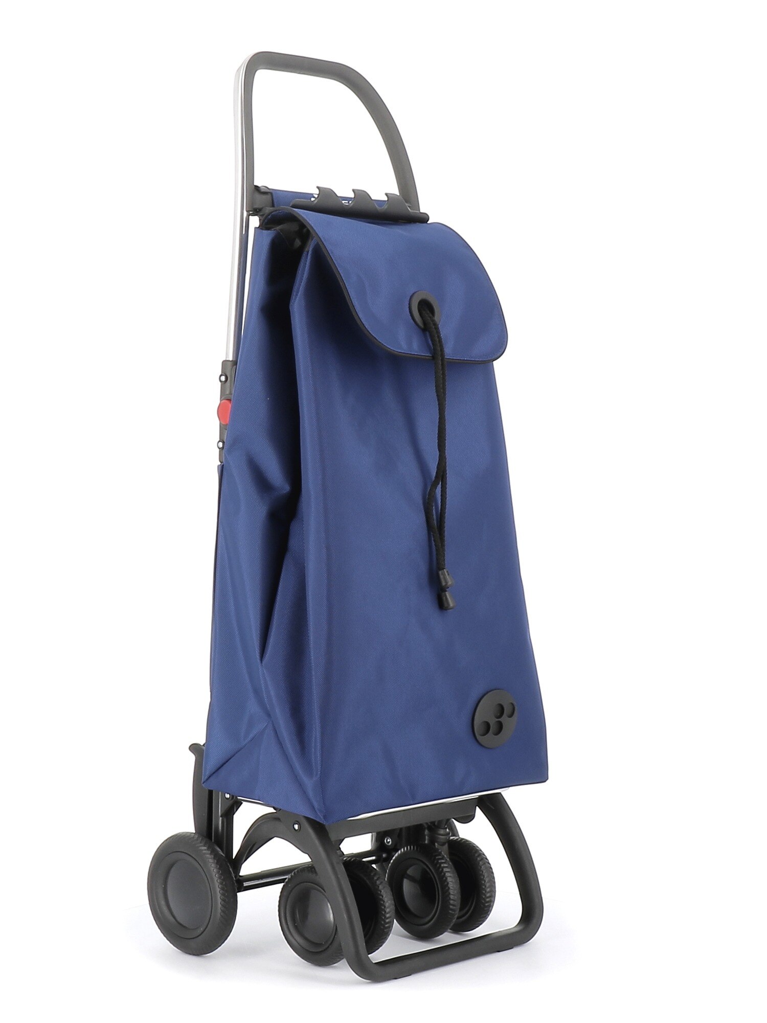 Imagen 4 de Combo Carro de la compra I-Max MF 4 Ruedas 2 Giratorias Plegable + Bolsa Extra Rolser - Azul Azul
