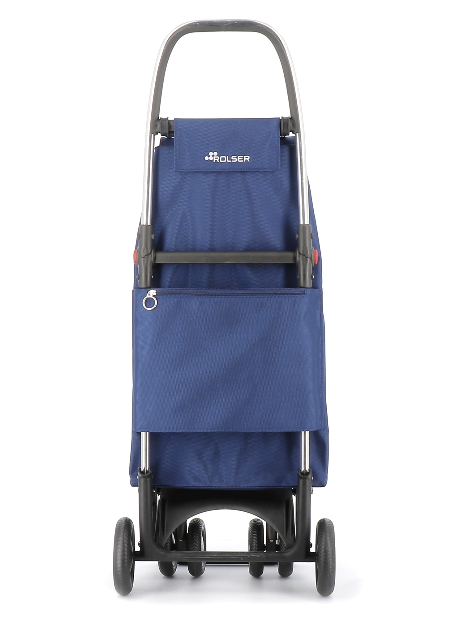 Imagen 5 de Combo Carro de la compra I-Max MF 4 Ruedas 2 Giratorias Plegable + Bolsa Extra Rolser - Azul Azul