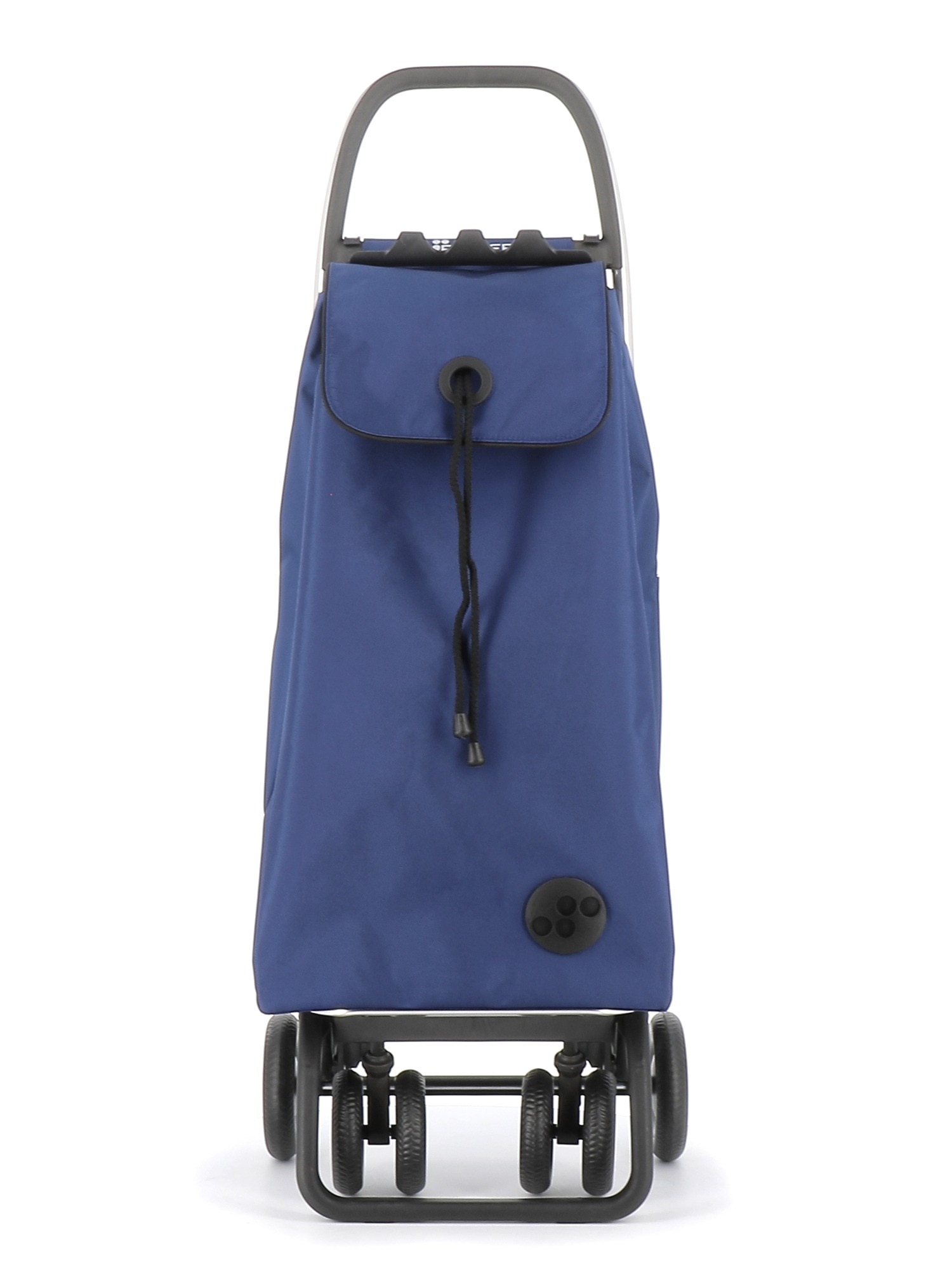 Imagen 6 de Combo Carro de la compra I-Max MF 4 Ruedas 2 Giratorias Plegable + Bolsa Extra Rolser - Azul Azul