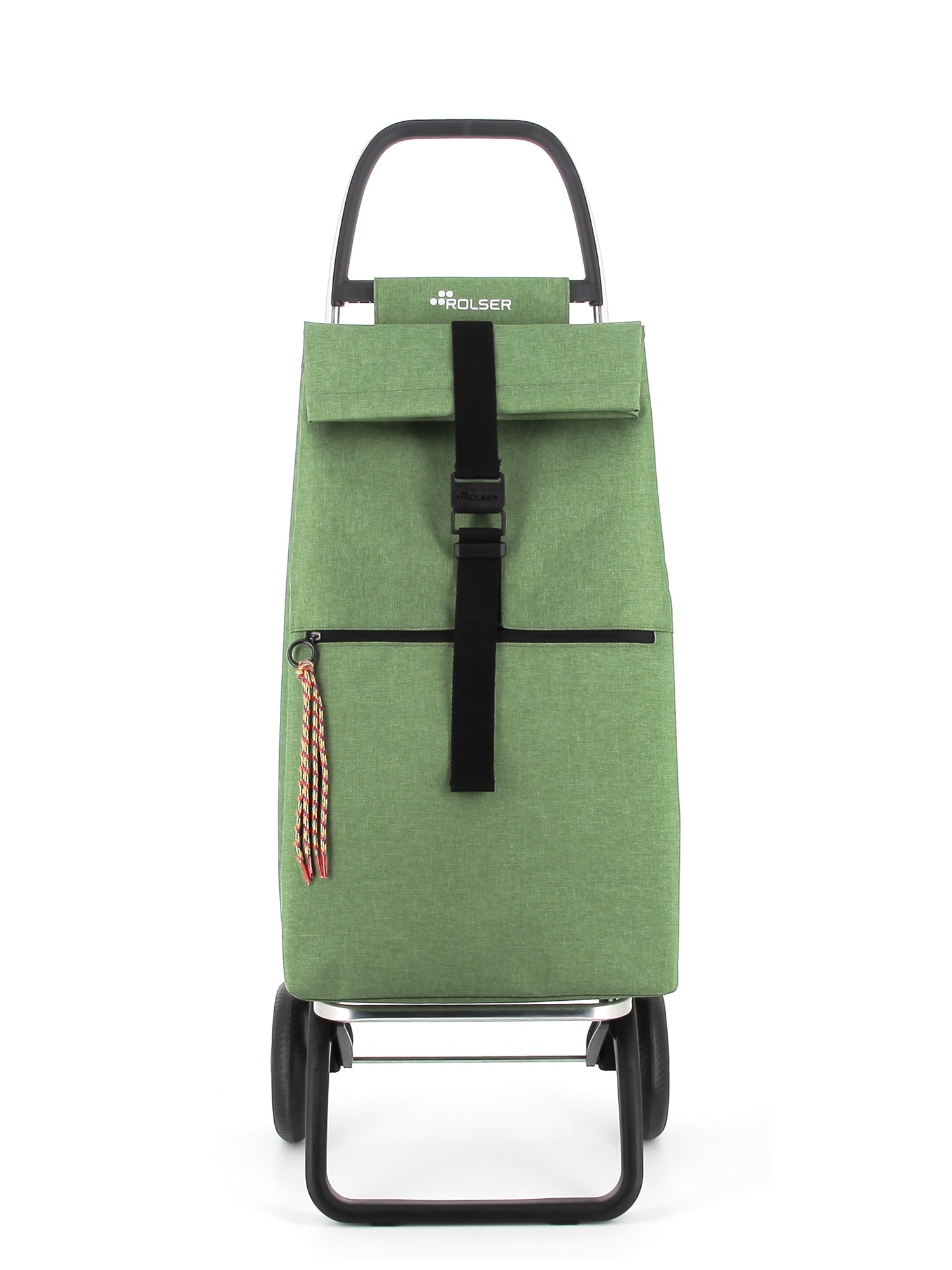Imagen 4 de Carro de la Compra Big Tweed 2 Ruedas Rolser - Verde Verde
