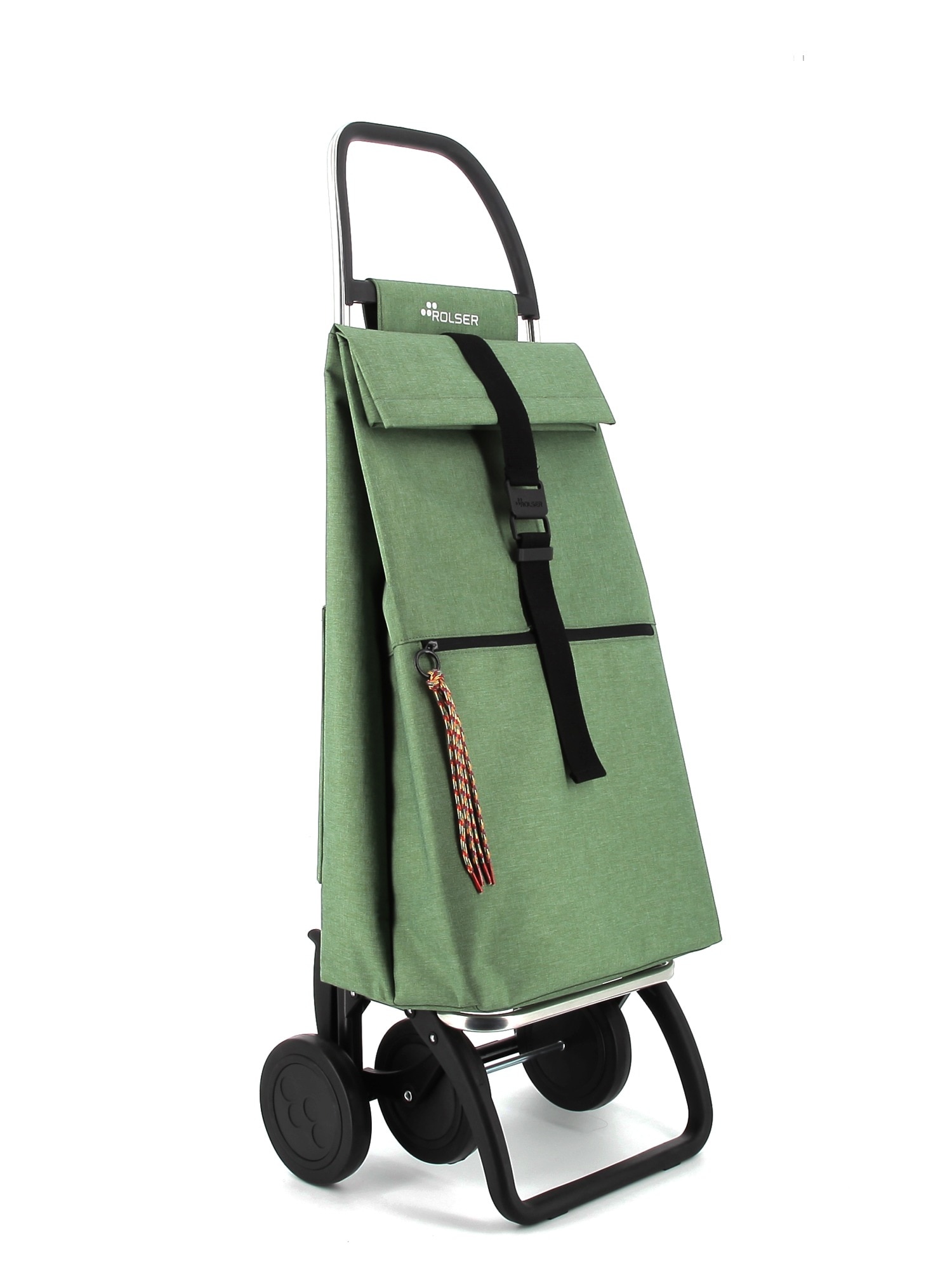 Imagen 1 de Carro de la Compra Big Tweed 4 Ruedas Rolser - Verde Verde