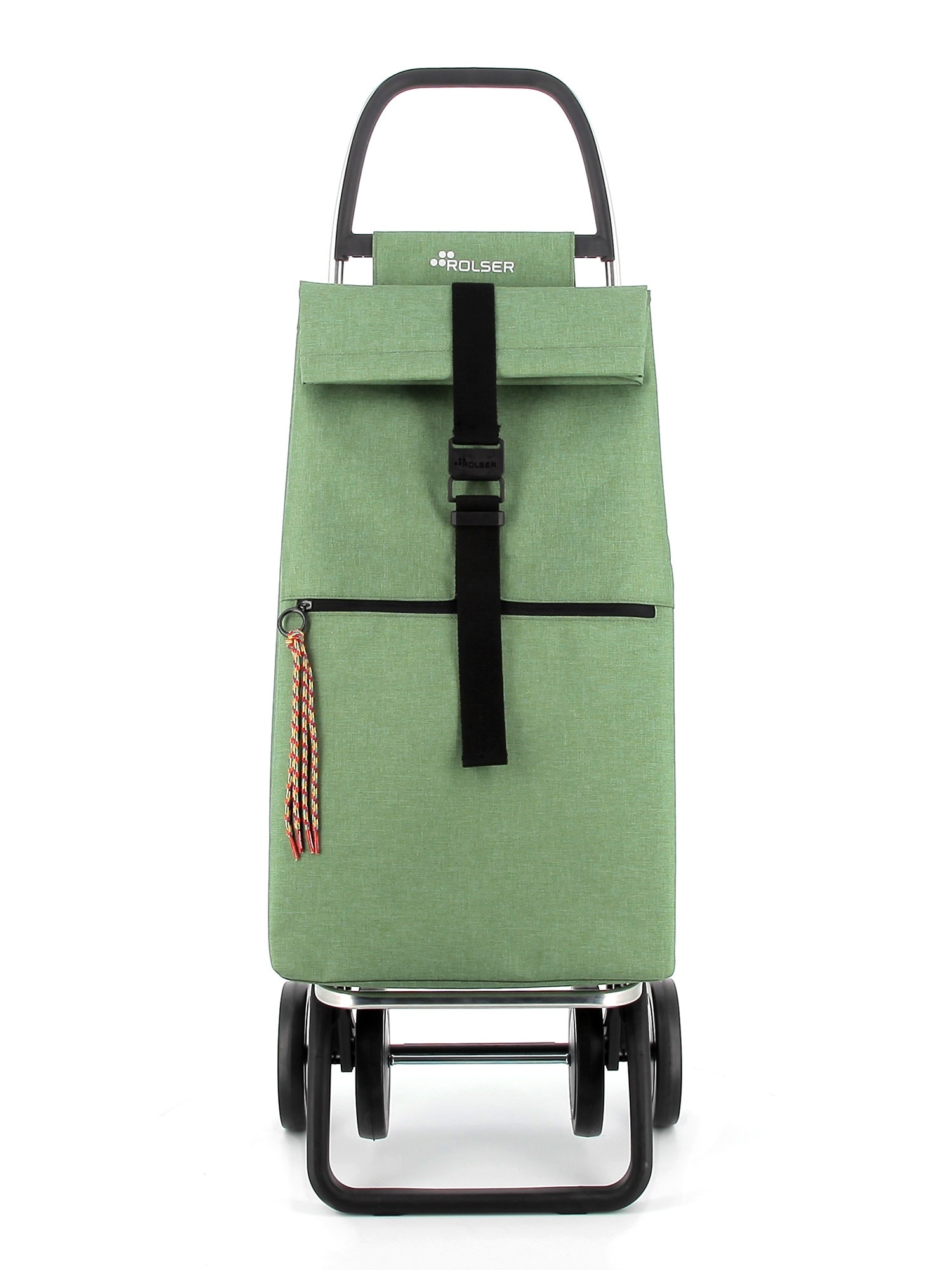 Imagen 4 de Carro de la Compra Big Tweed 4 Ruedas Rolser - Verde Verde
