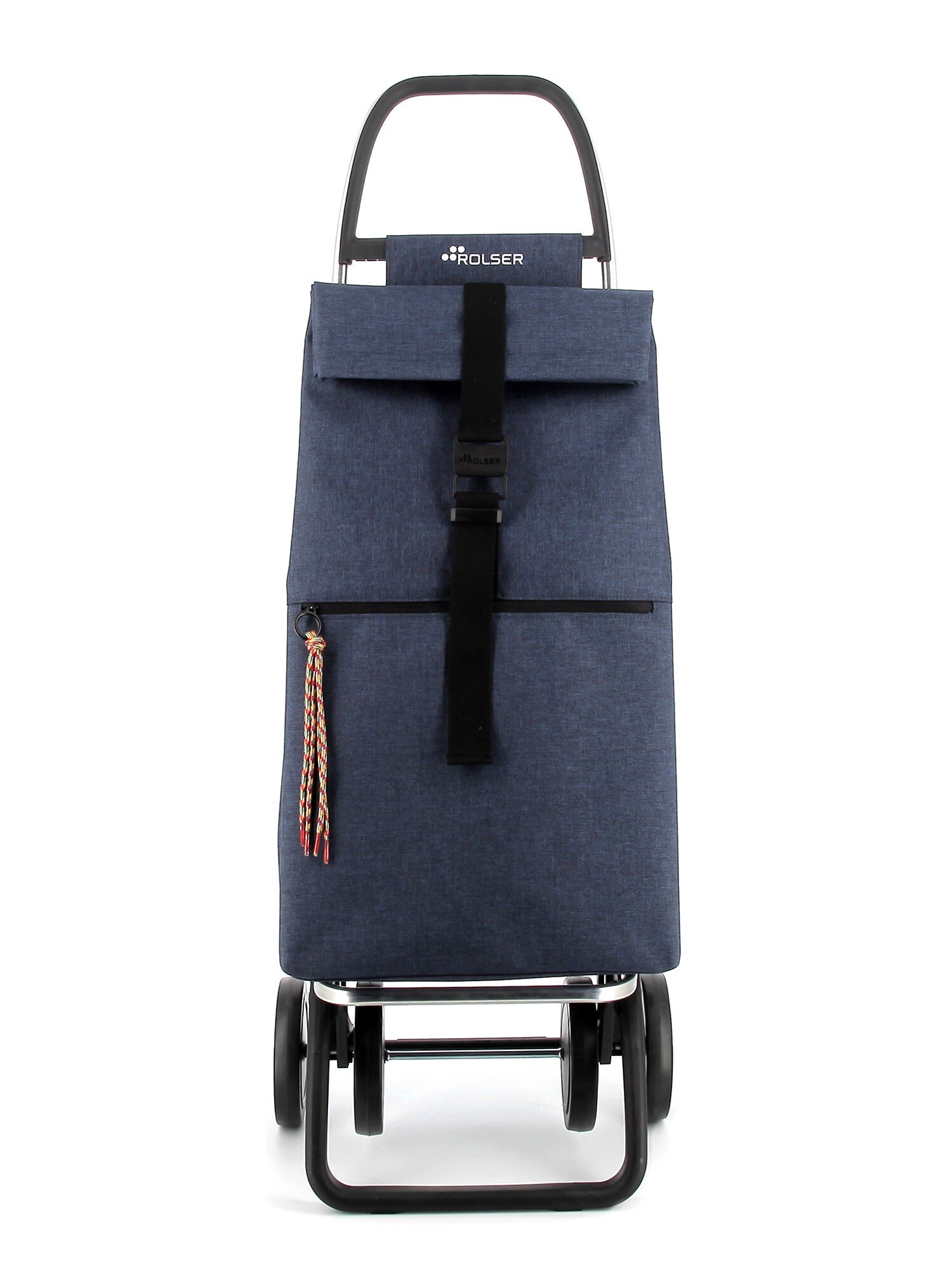 Imagen 4 de Carro de la Compra Big Tweed 4 Ruedas Rolser - Azul marino Azul marino