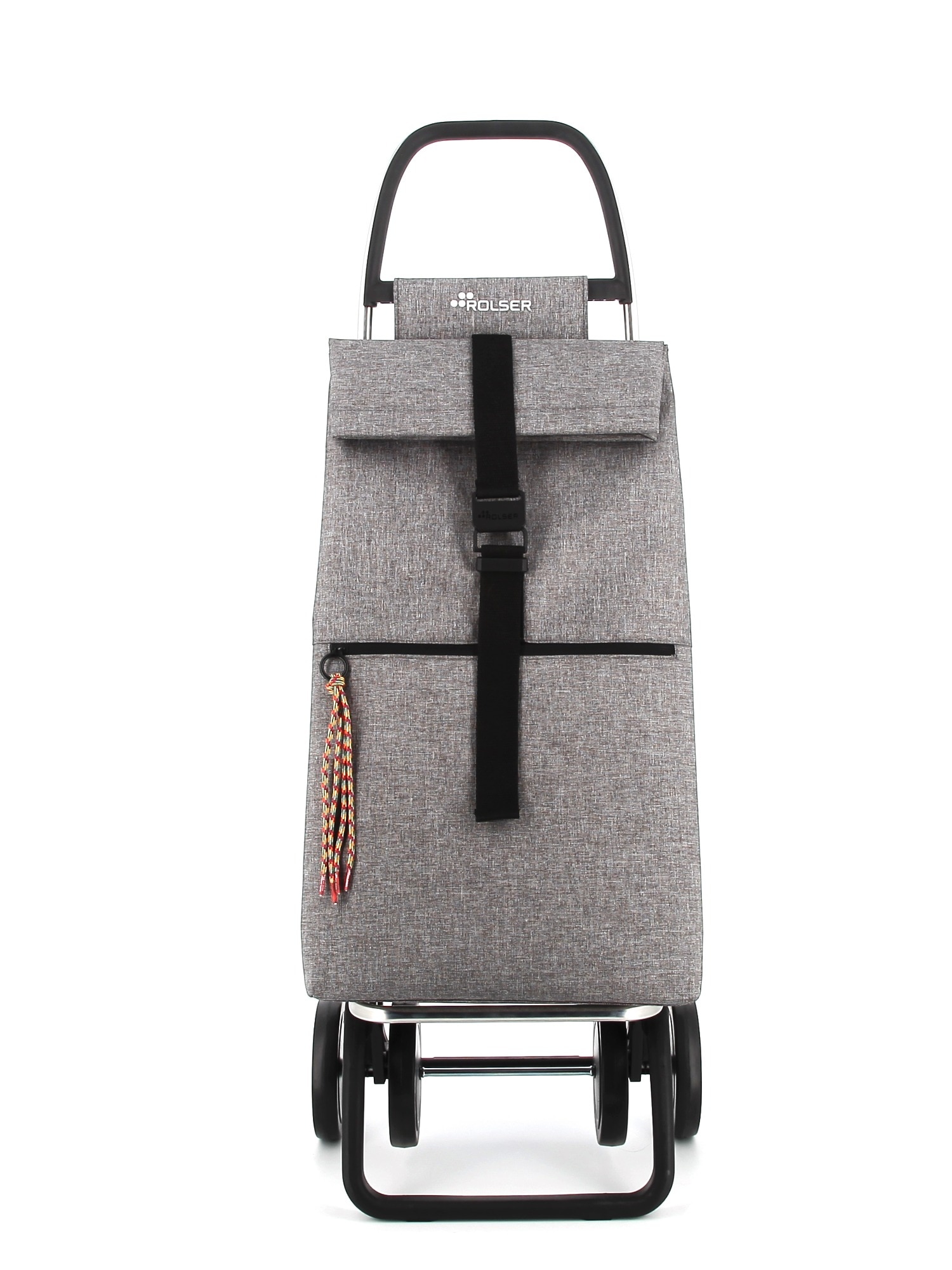 Imagen 4 de Carro de la Compra Big Tweed 4 Ruedas Rolser - Gris Gris