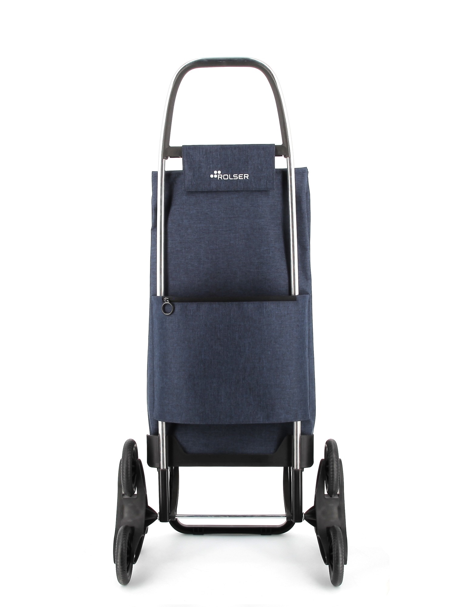 Imagen 3 de Carro de la Compra Big Tweed 6 Ruedas Sube Escaleras Rolser - Azul marino Azul marino