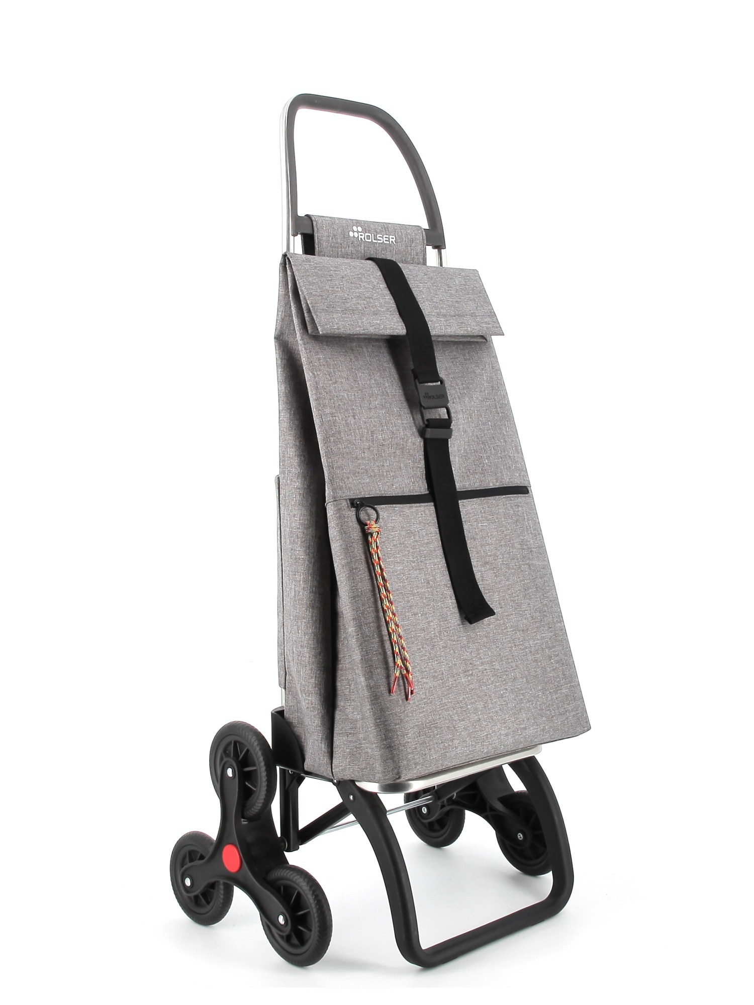 Imagen 1 de Carro de la Compra Big Tweed 6 Ruedas Sube Escaleras Rolser - Gris Gris