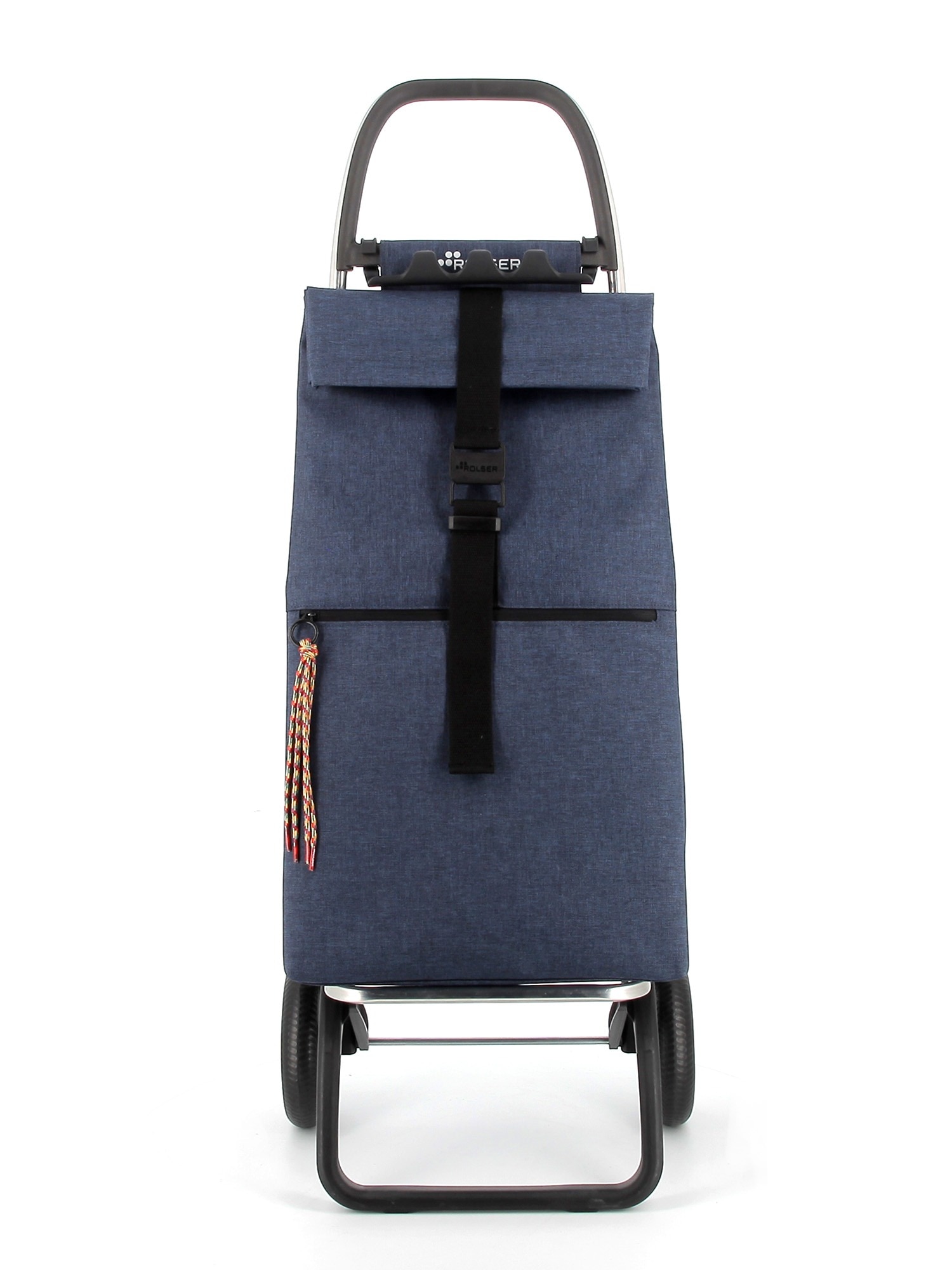 Carro de la Compra Big Tweed 2 Ruedas Plegable Rolser - Azul marino Azul marino-4