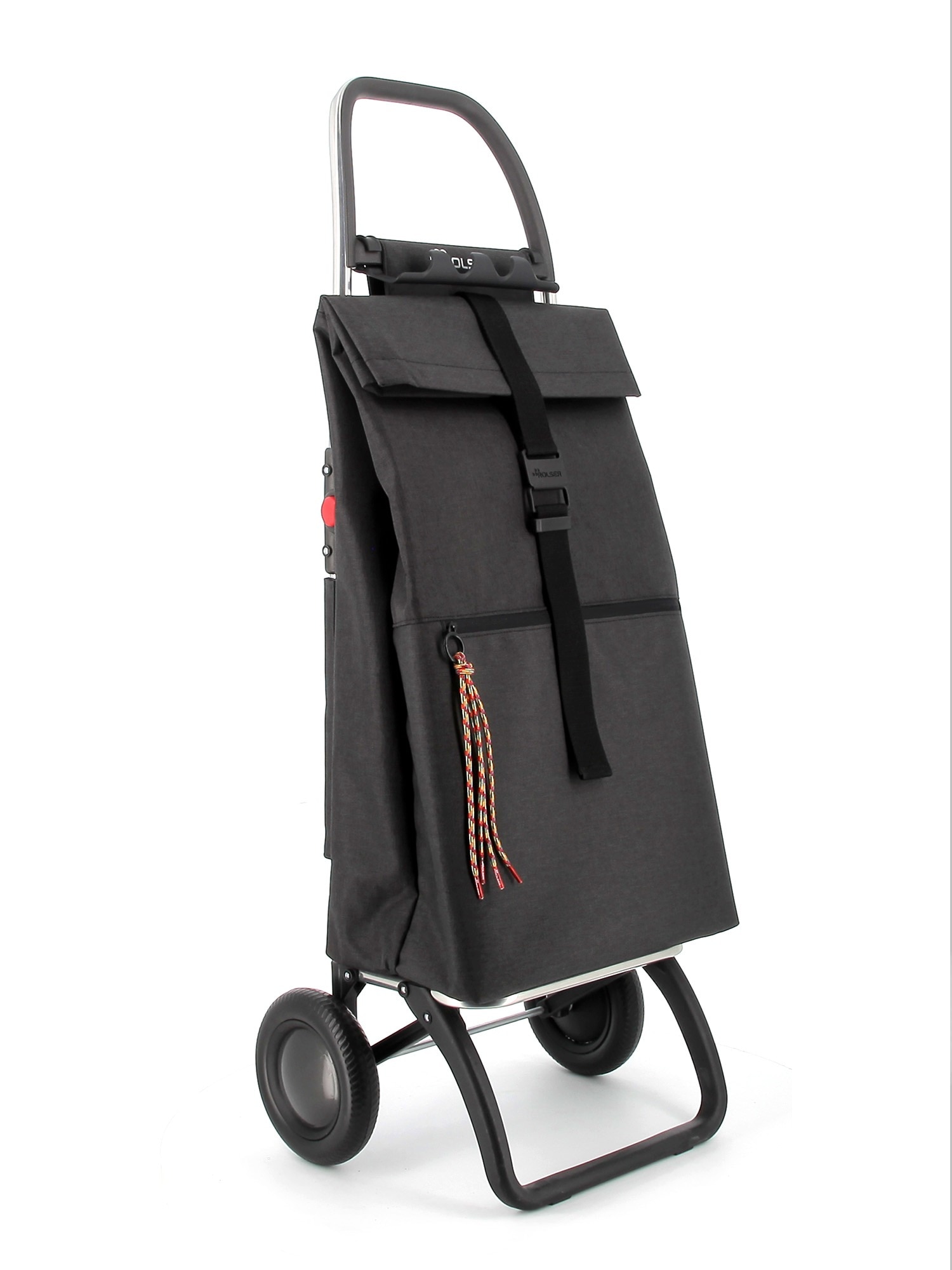 Carro de la Compra Big Tweed 2 Ruedas Plegable Rolser - Negro Negro-2