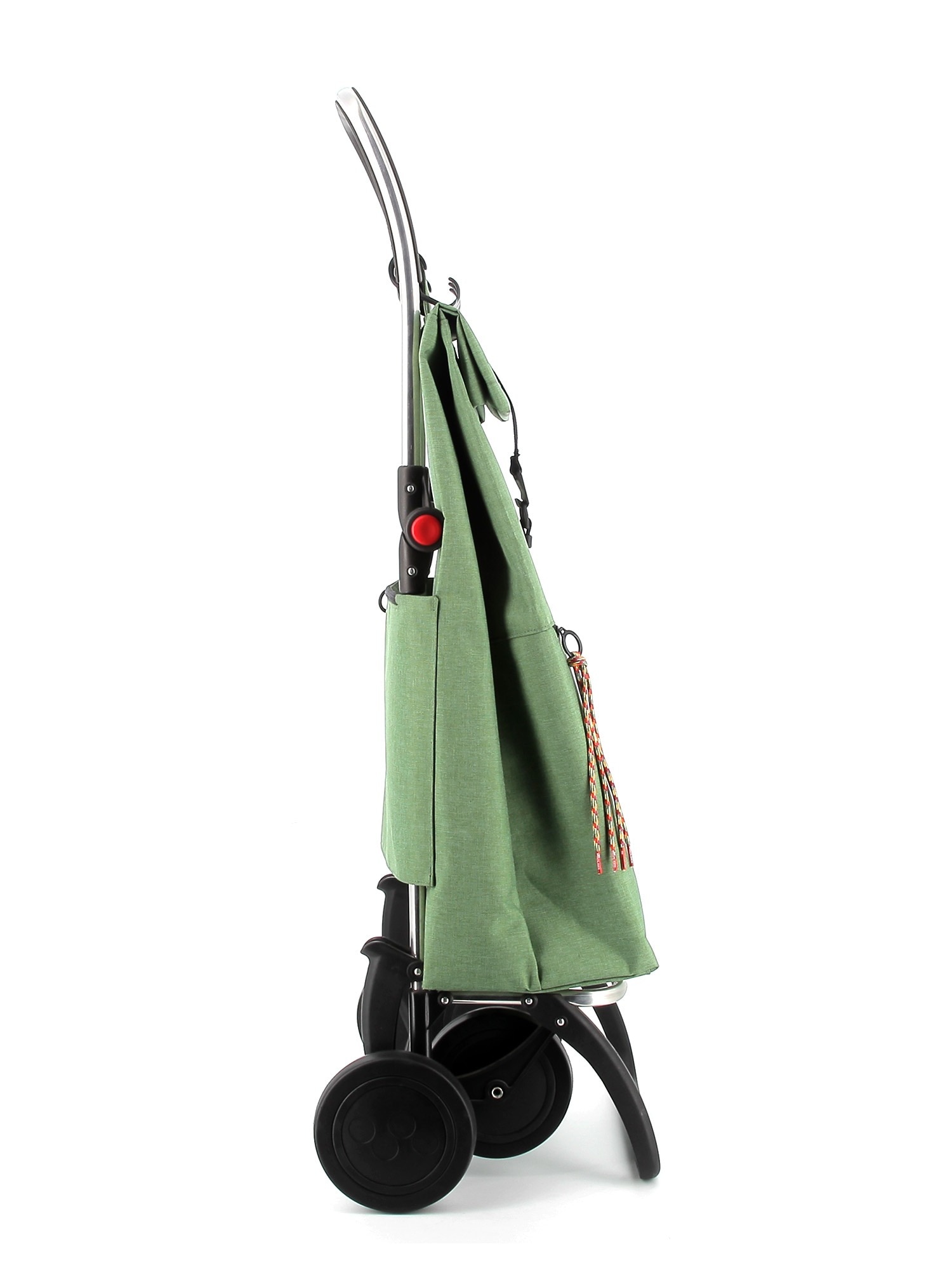 Carro de la Compra Big Tweed 4 Ruedas Plegable Rolser - Verde Verde-2