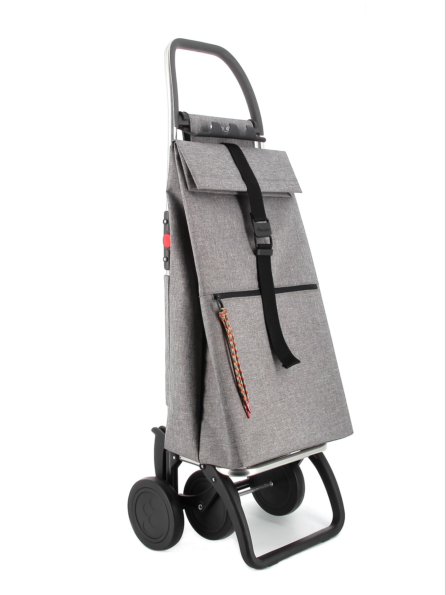 Carro de la Compra Big Tweed 4 Ruedas Plegable Rolser - Gris Gris-3