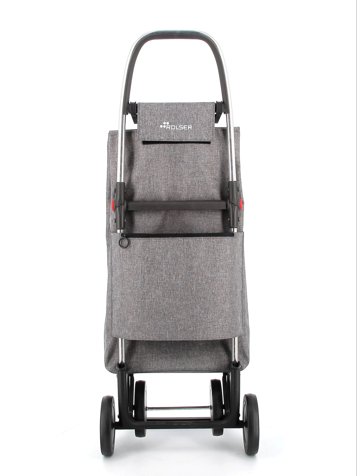 Carro de la Compra Big Tweed 4 Ruedas Plegable Rolser - Gris Gris-6