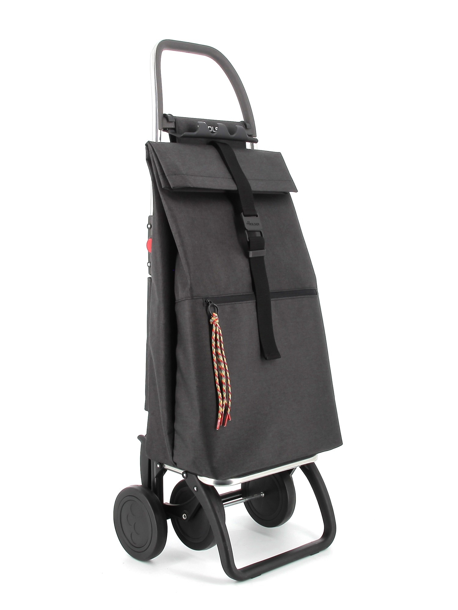 Carro de la Compra Big Tweed 4 Ruedas Plegable Rolser - Negro Negro-5